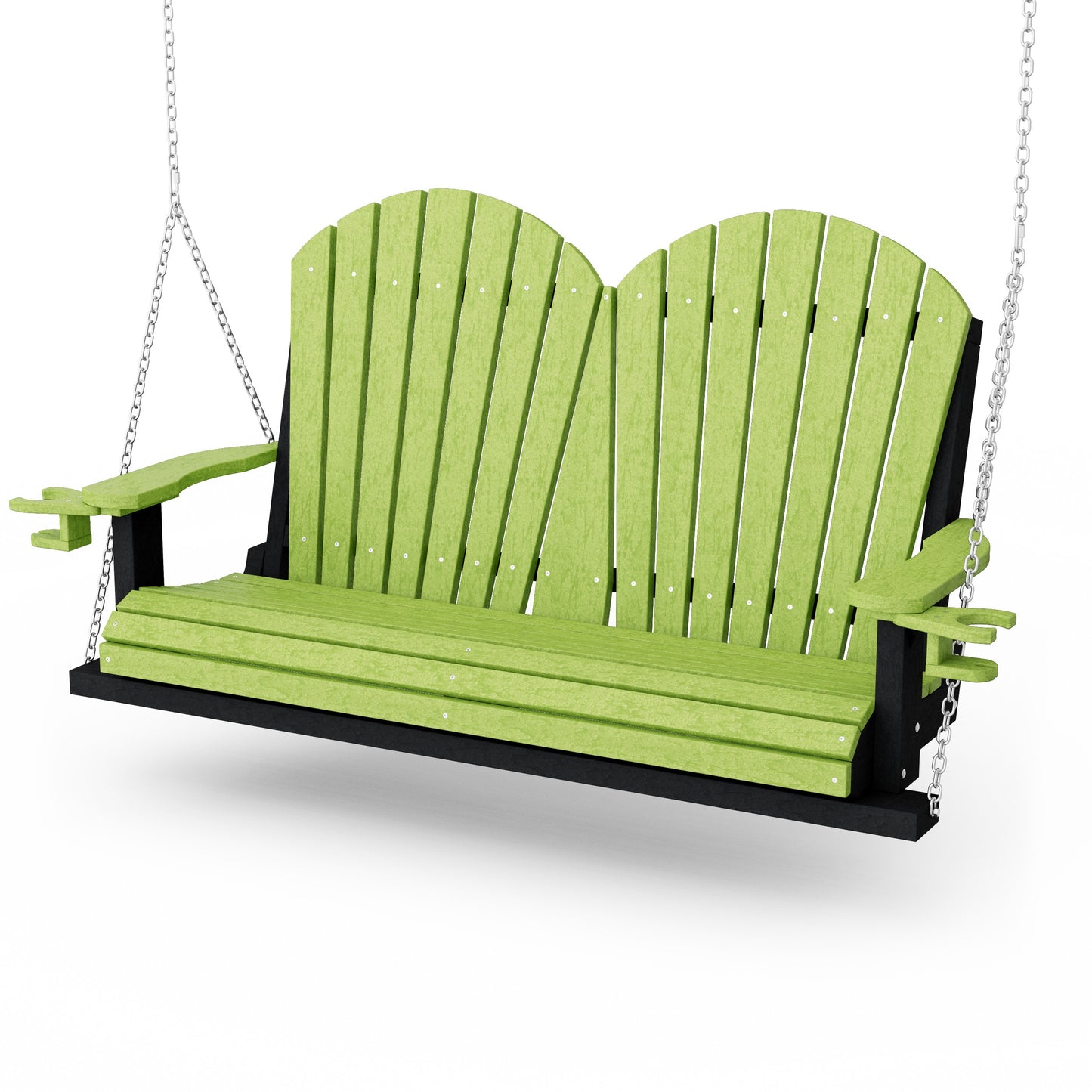 Heritage Adirondack Porch Swing with Cup Holders