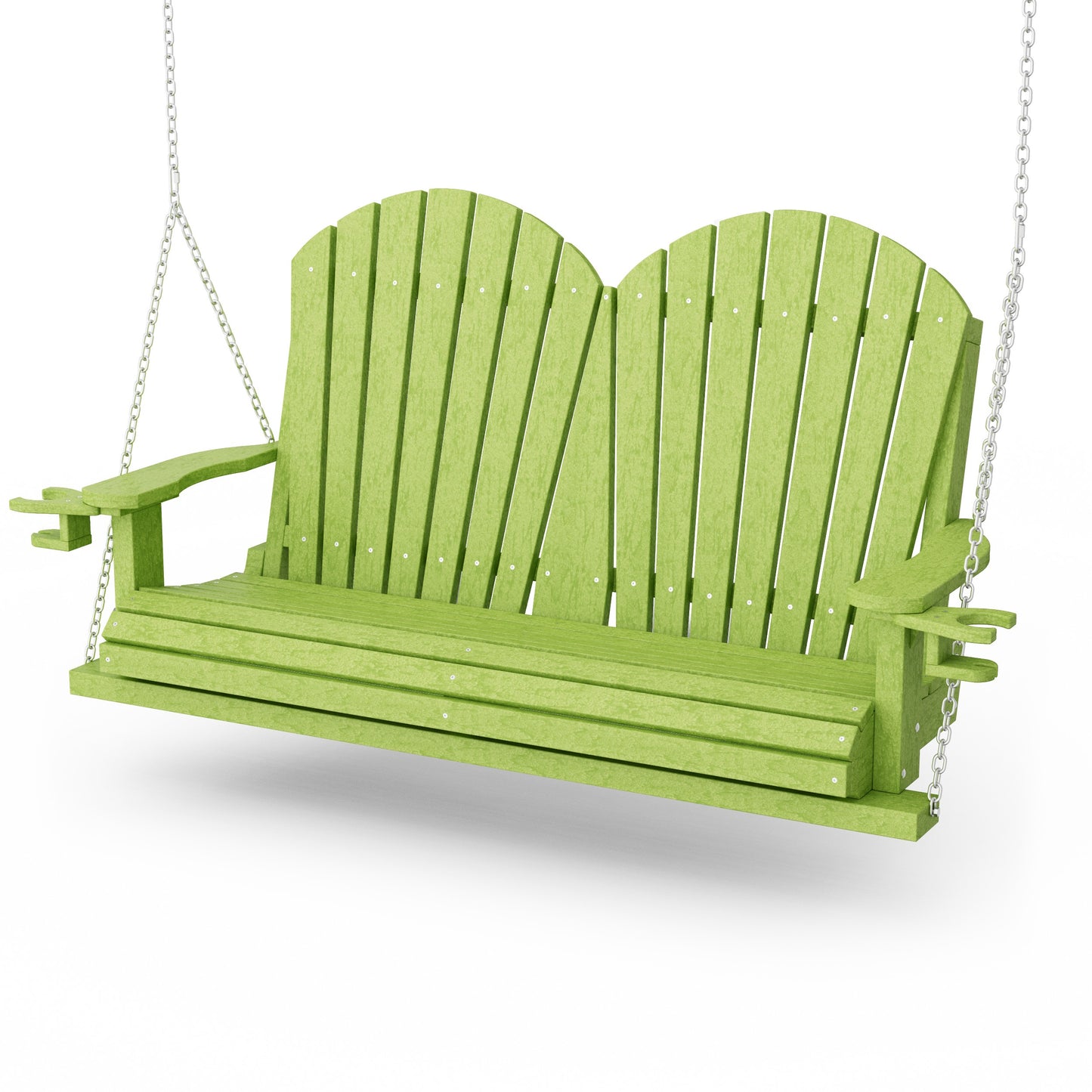 Heritage Adirondack Porch Swing with Cup Holders