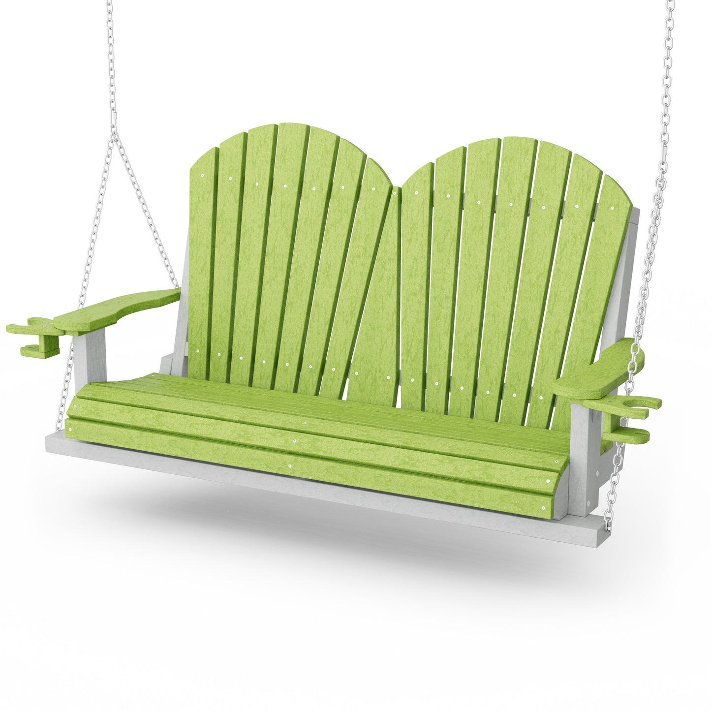 Heritage Adirondack Porch Swing with Cup Holders