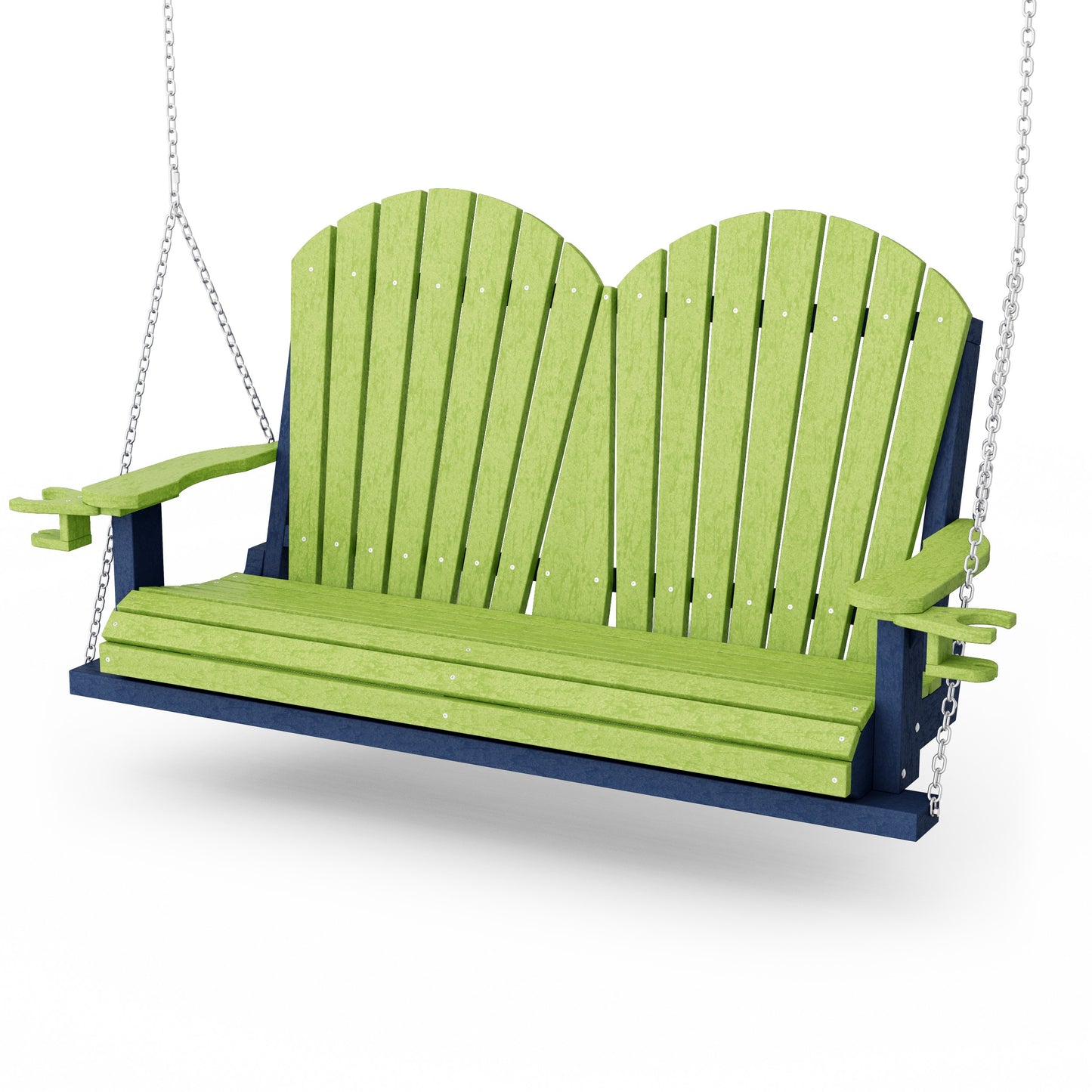 Heritage Adirondack Porch Swing with Cup Holders