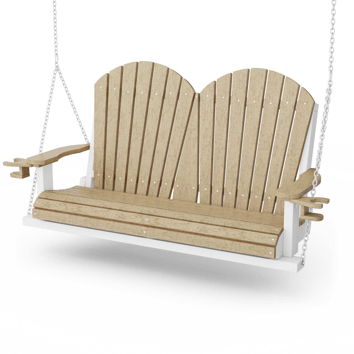Heritage Adirondack Porch Swing with Cup Holders