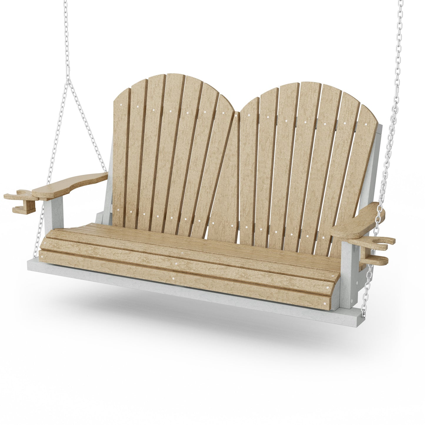 Heritage Adirondack Porch Swing with Cup Holders