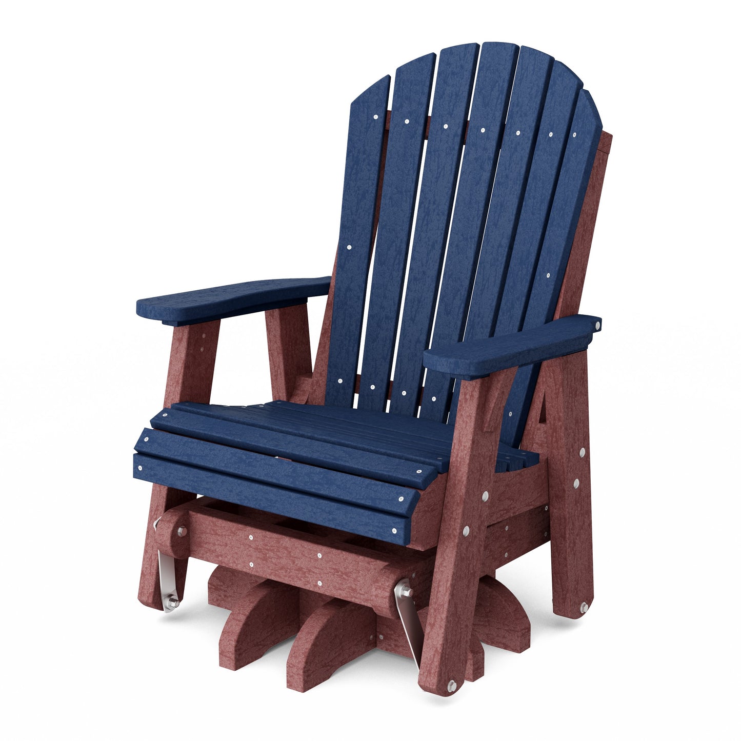 Heritage Adirondack Swivel Glider Chair