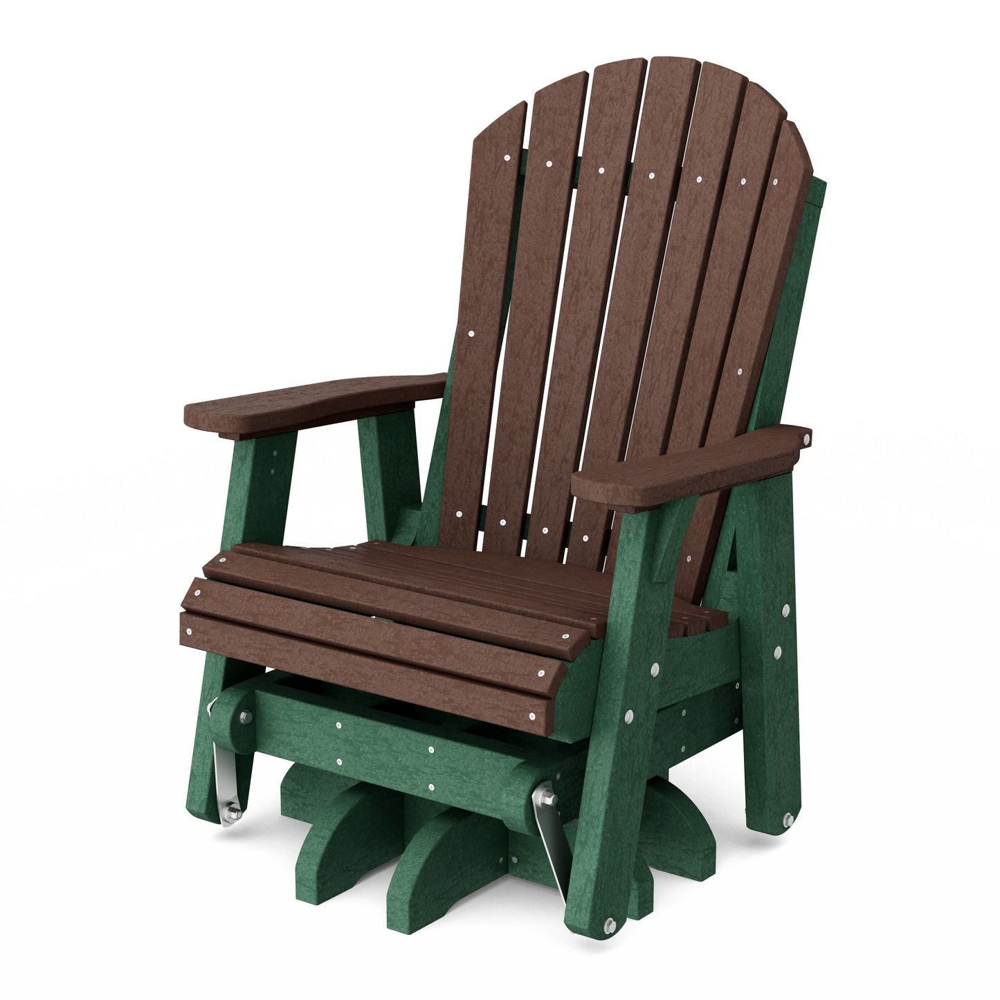Heritage Adirondack Swivel Glider Chair