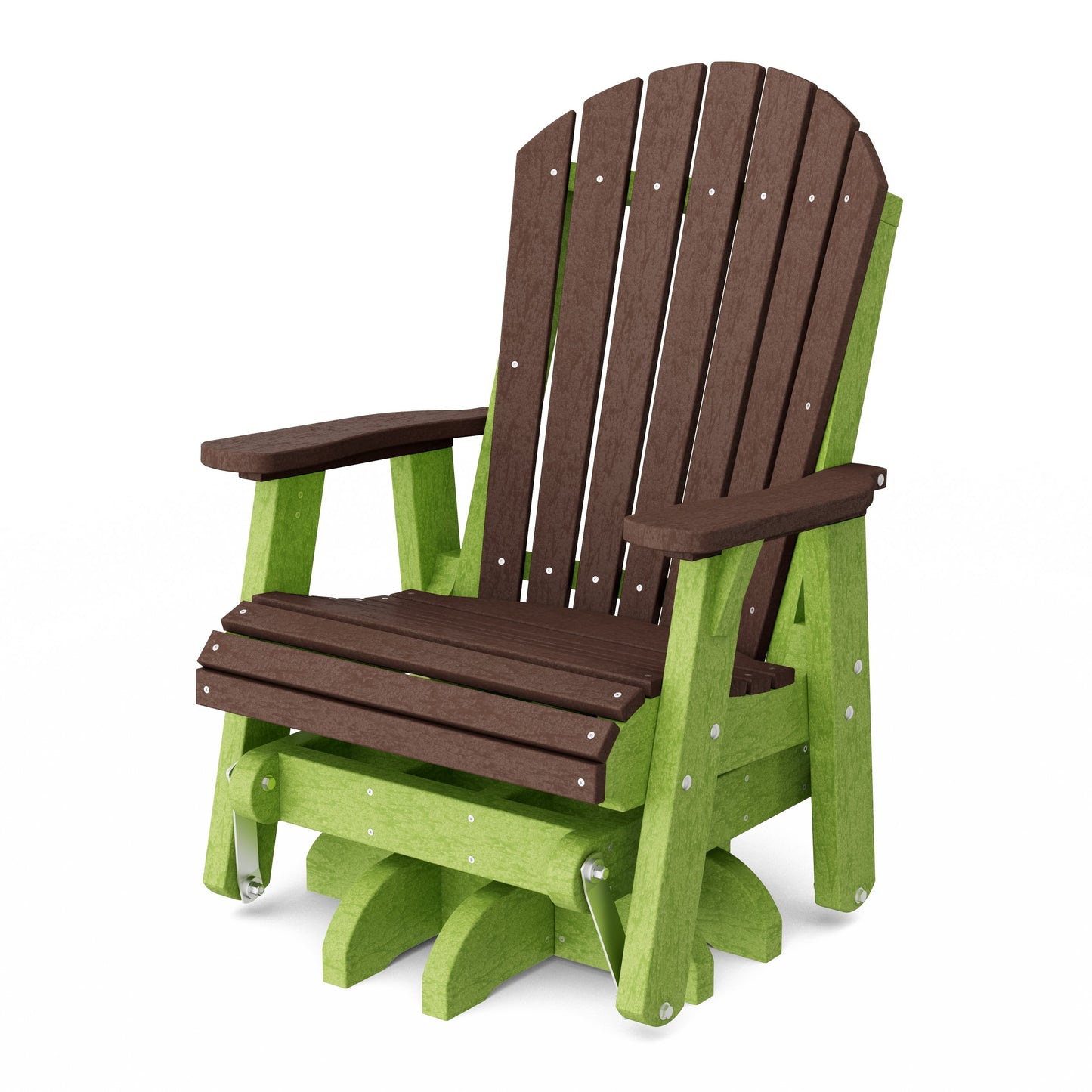 Heritage Adirondack Swivel Glider Chair