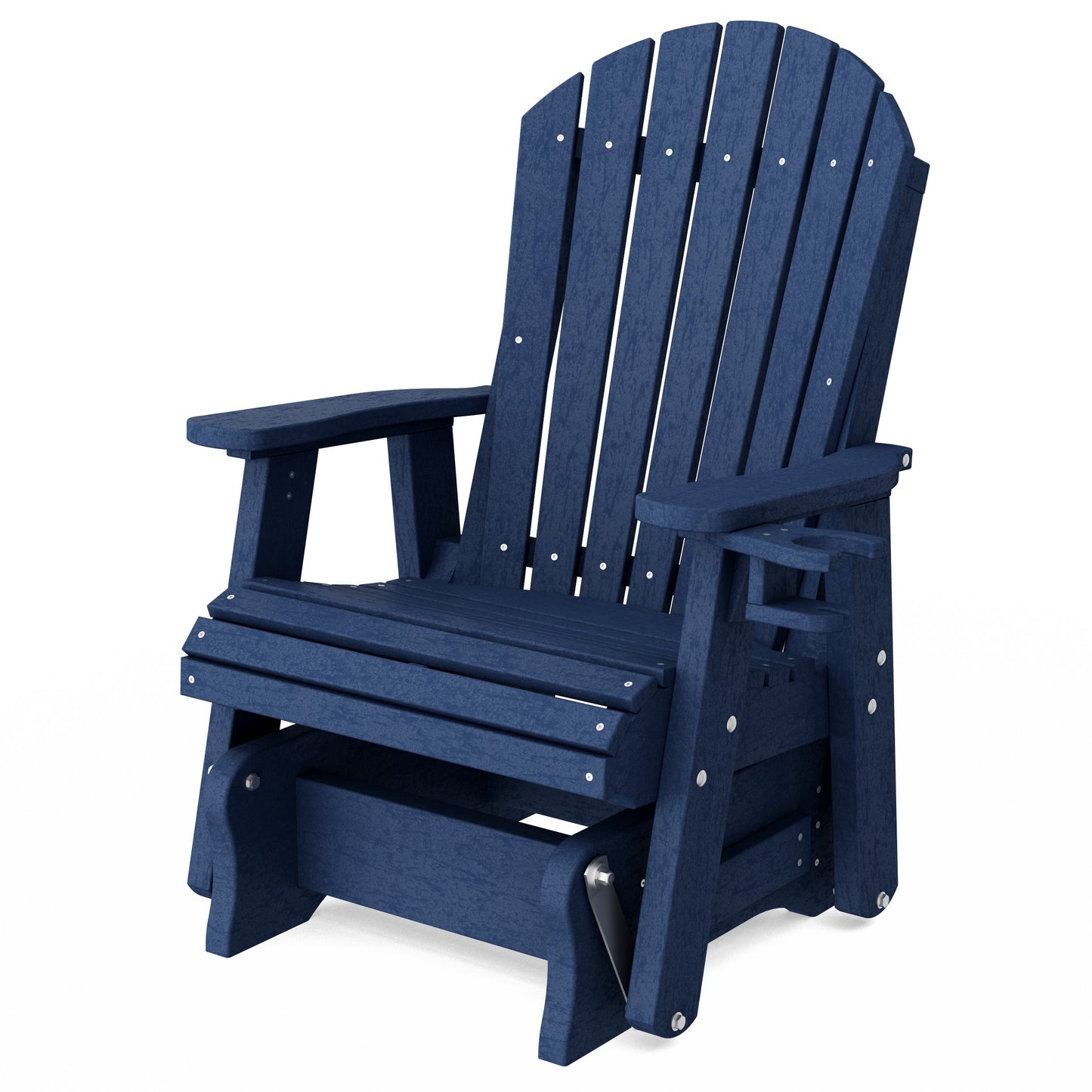 Heritage Adirondack Glider Chair with Cup Holder
