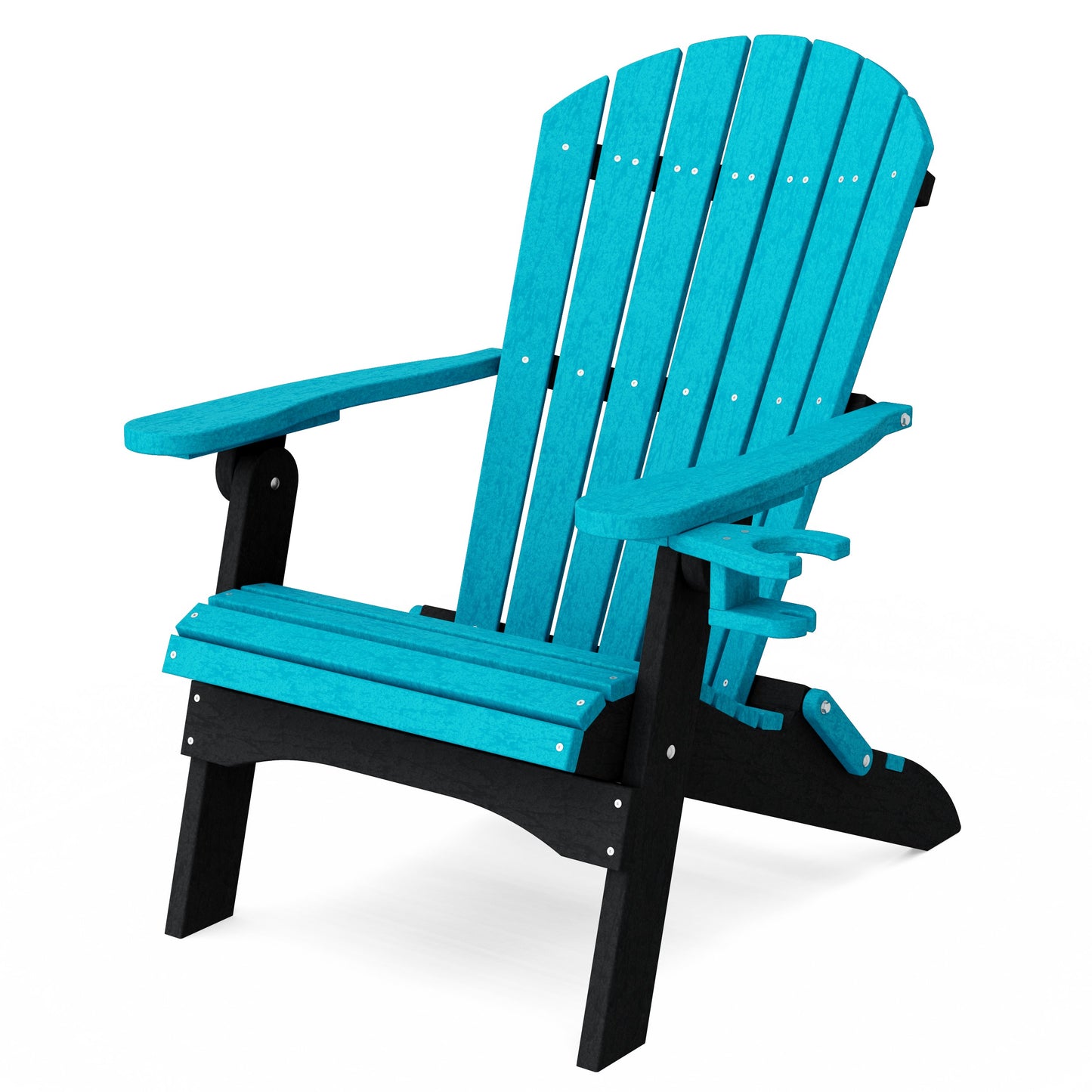 Heritage Folding Adirondack Chair with Cup Holder
