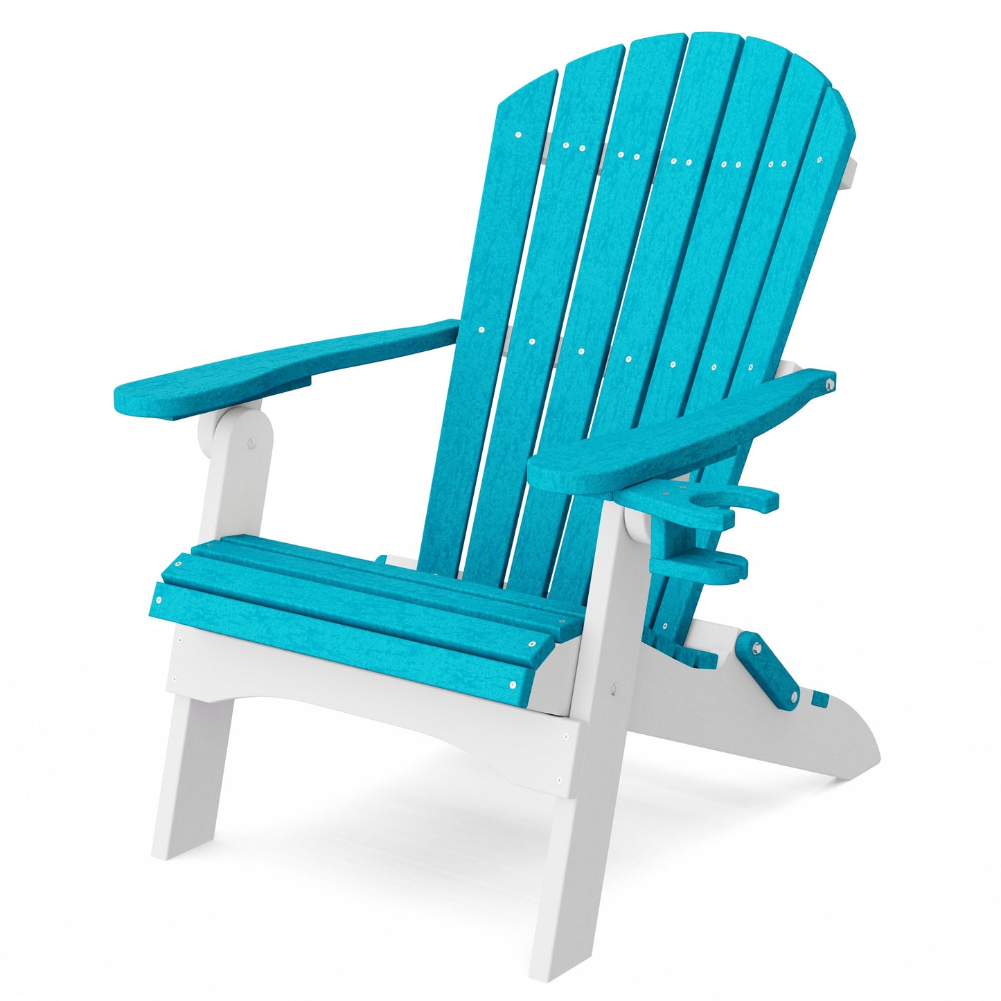 Heritage Folding Adirondack Chair with Cup Holder