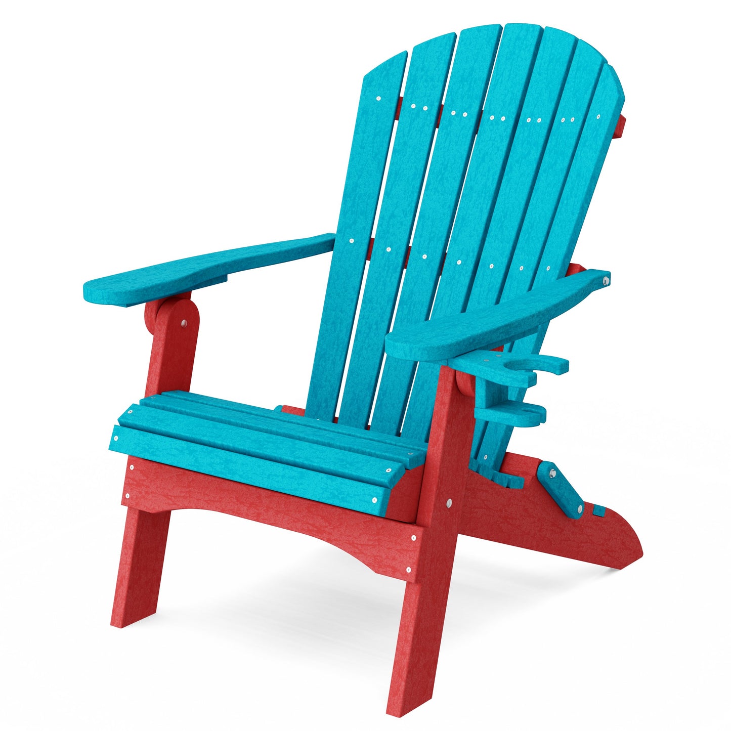 Heritage Folding Adirondack Chair with Cup Holder