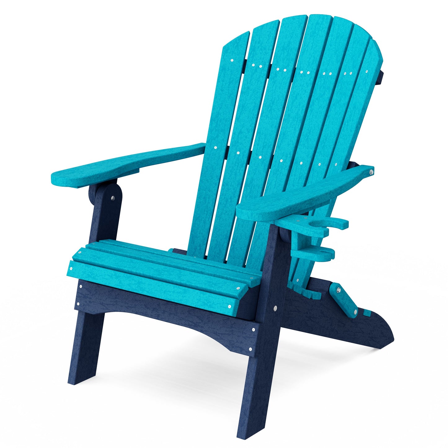 Heritage Folding Adirondack Chair with Cup Holder