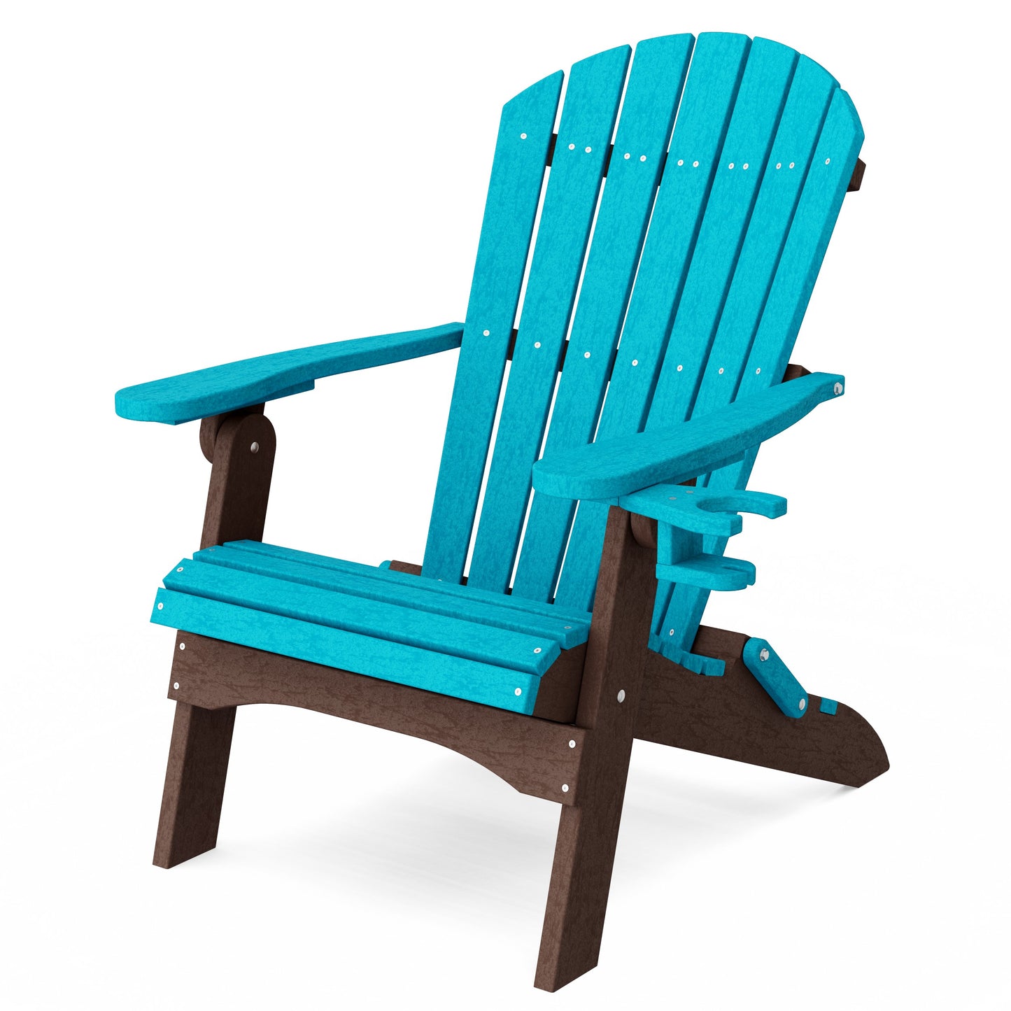 Heritage Folding Adirondack Chair with Cup Holder