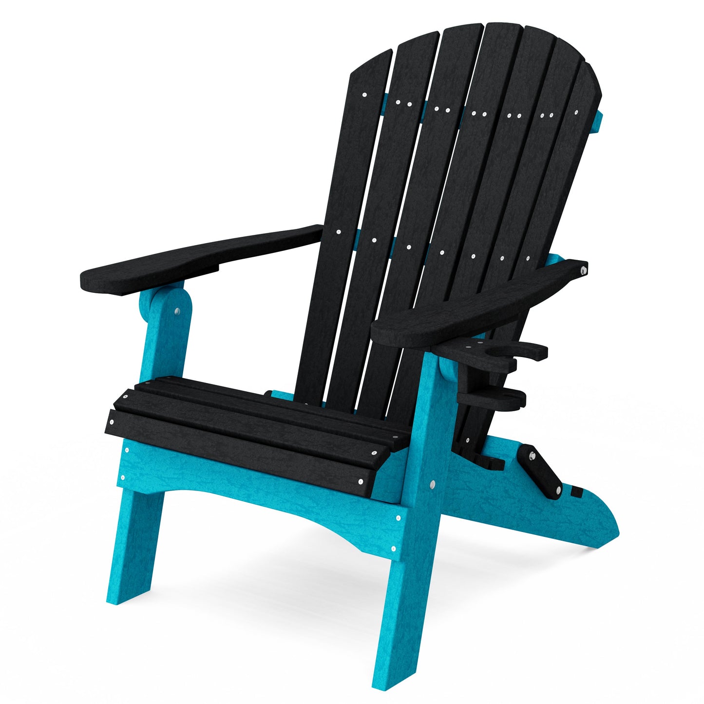 Heritage Folding Adirondack Chair with Cup Holder