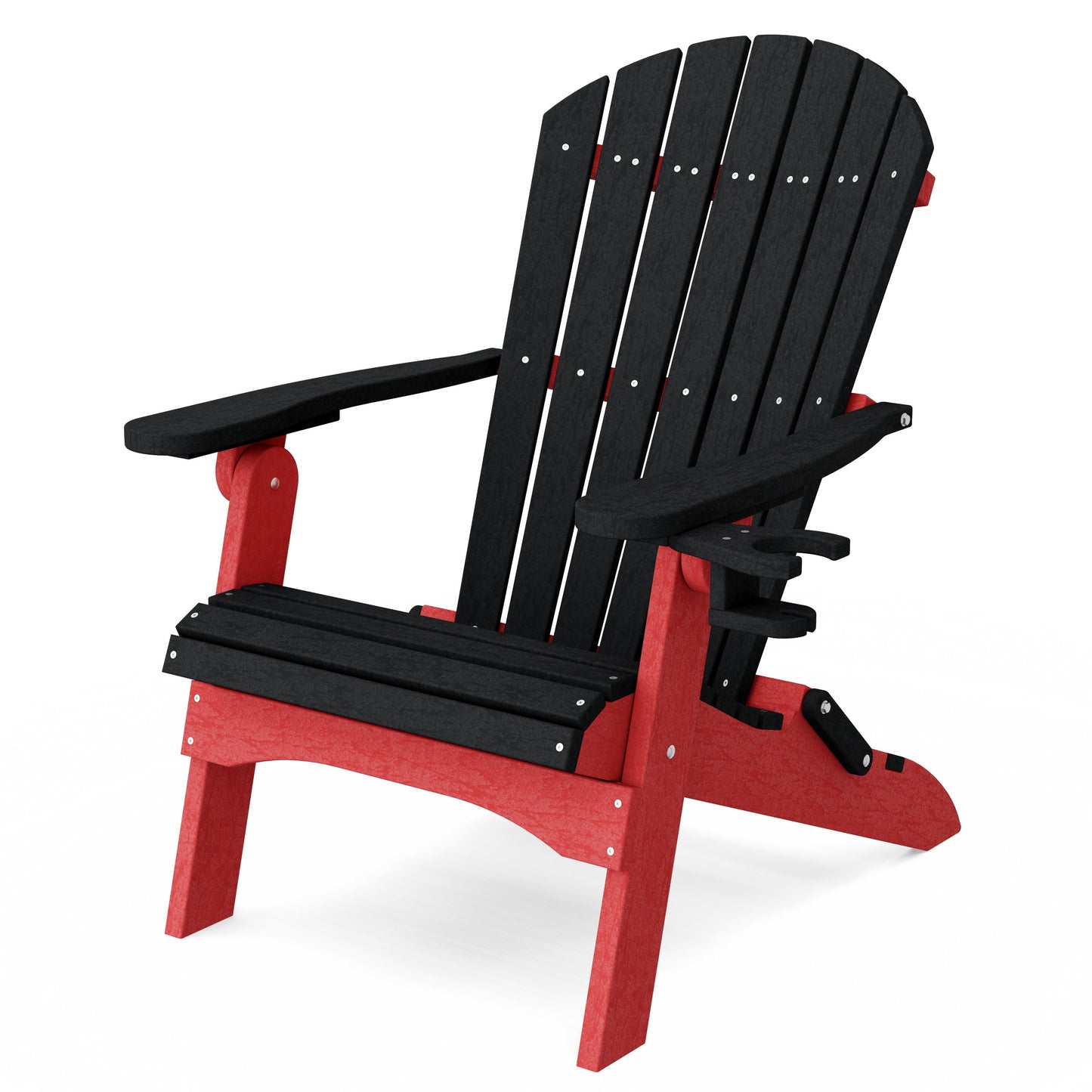 Heritage Folding Adirondack Chair with Cup Holder