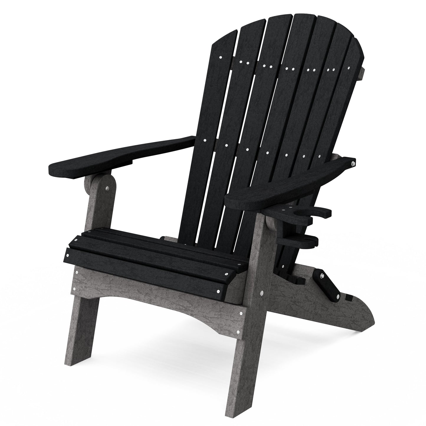 Heritage Folding Adirondack Chair with Cup Holder