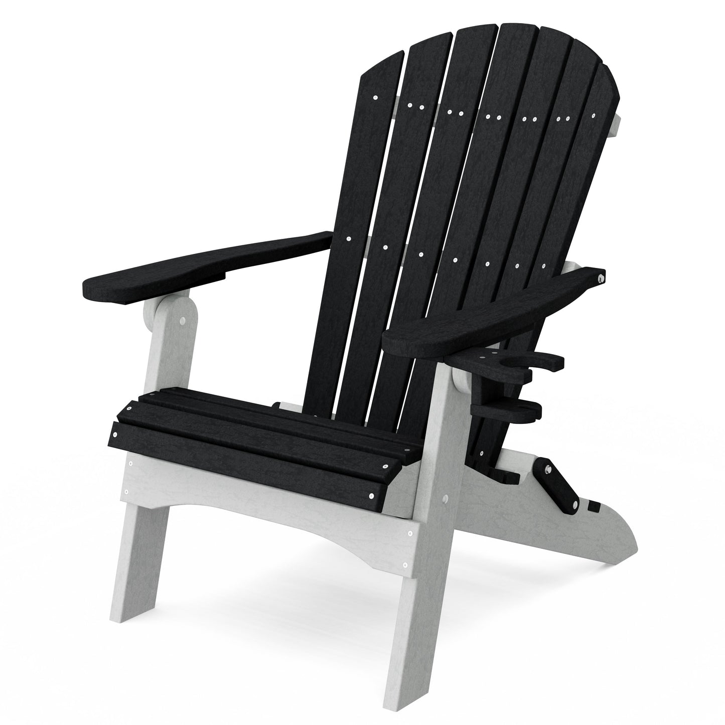 Heritage Folding Adirondack Chair with Cup Holder