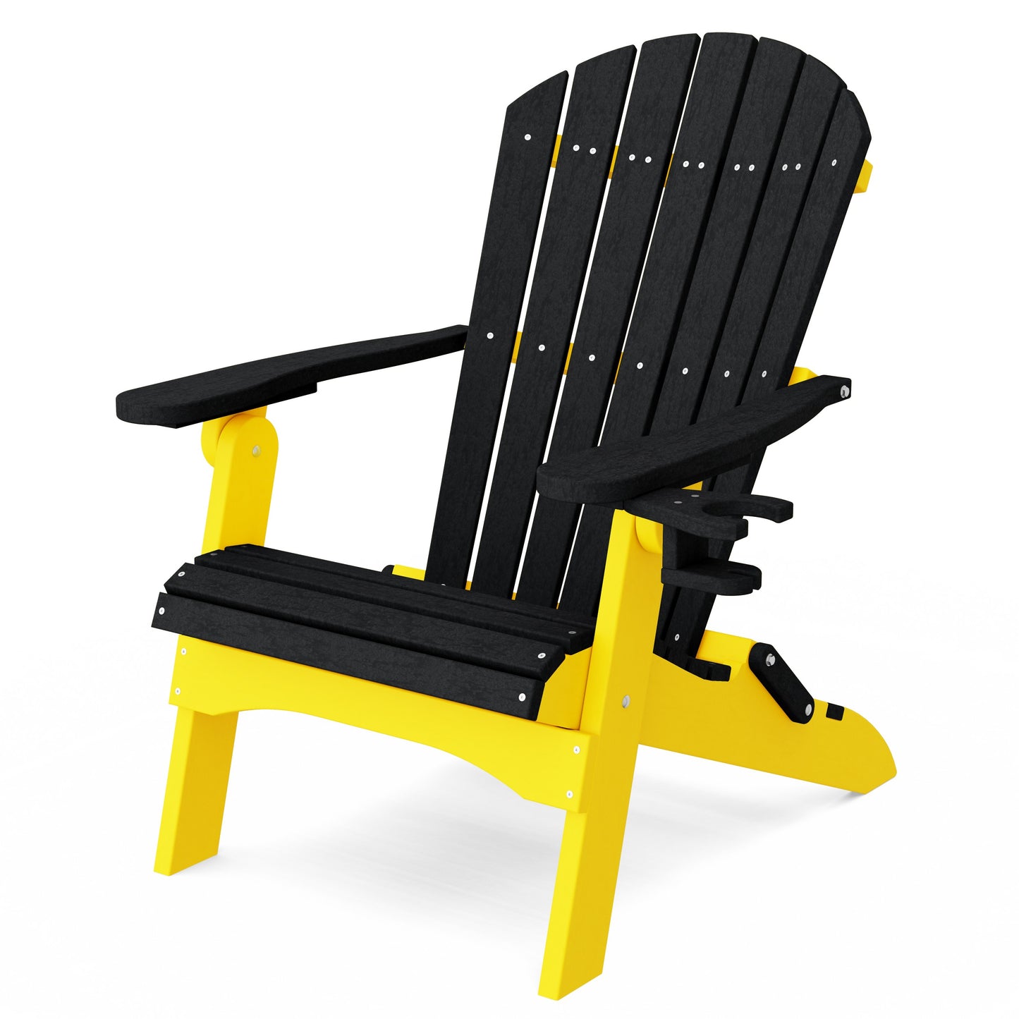 Heritage Folding Adirondack Chair with Cup Holder