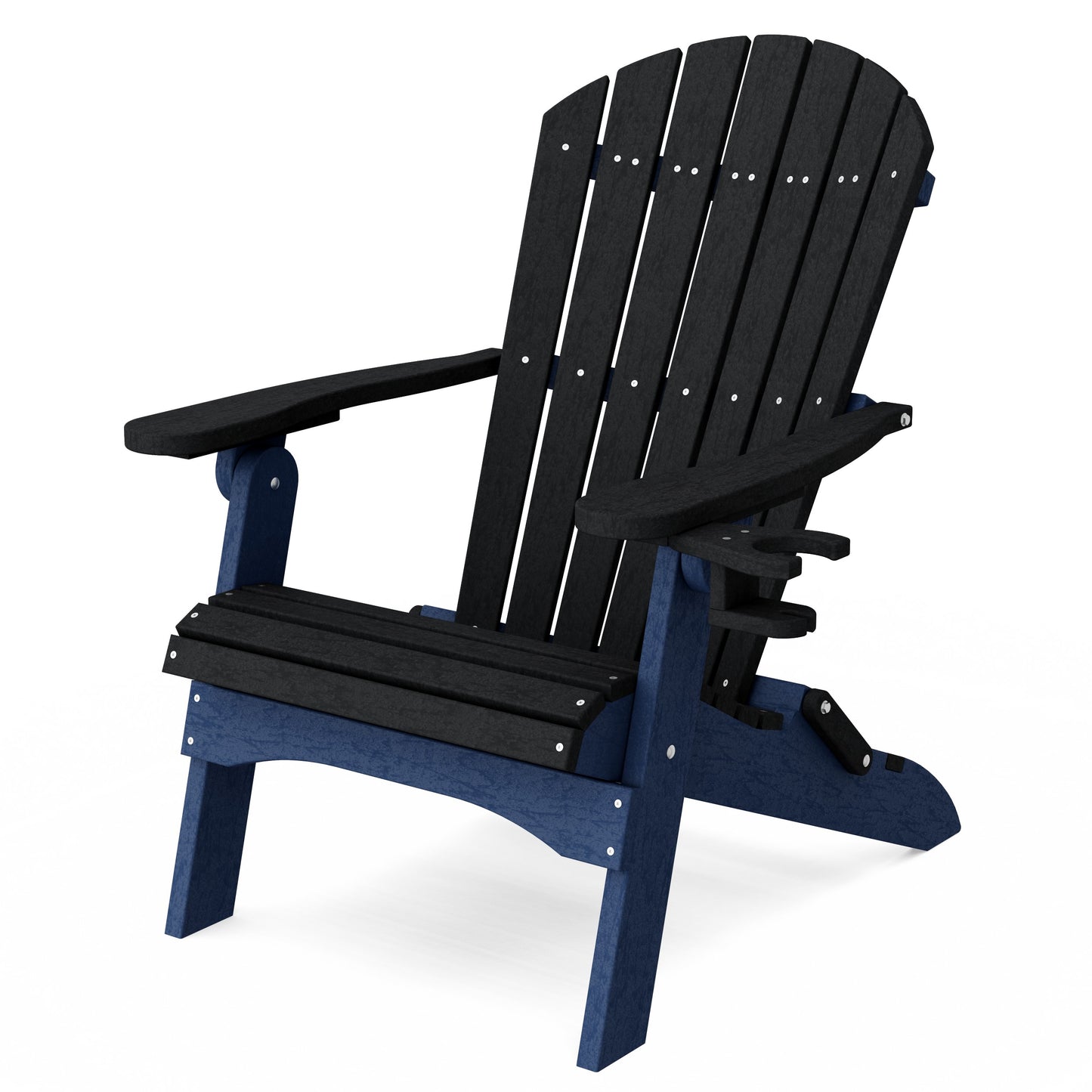 Heritage Folding Adirondack Chair with Cup Holder