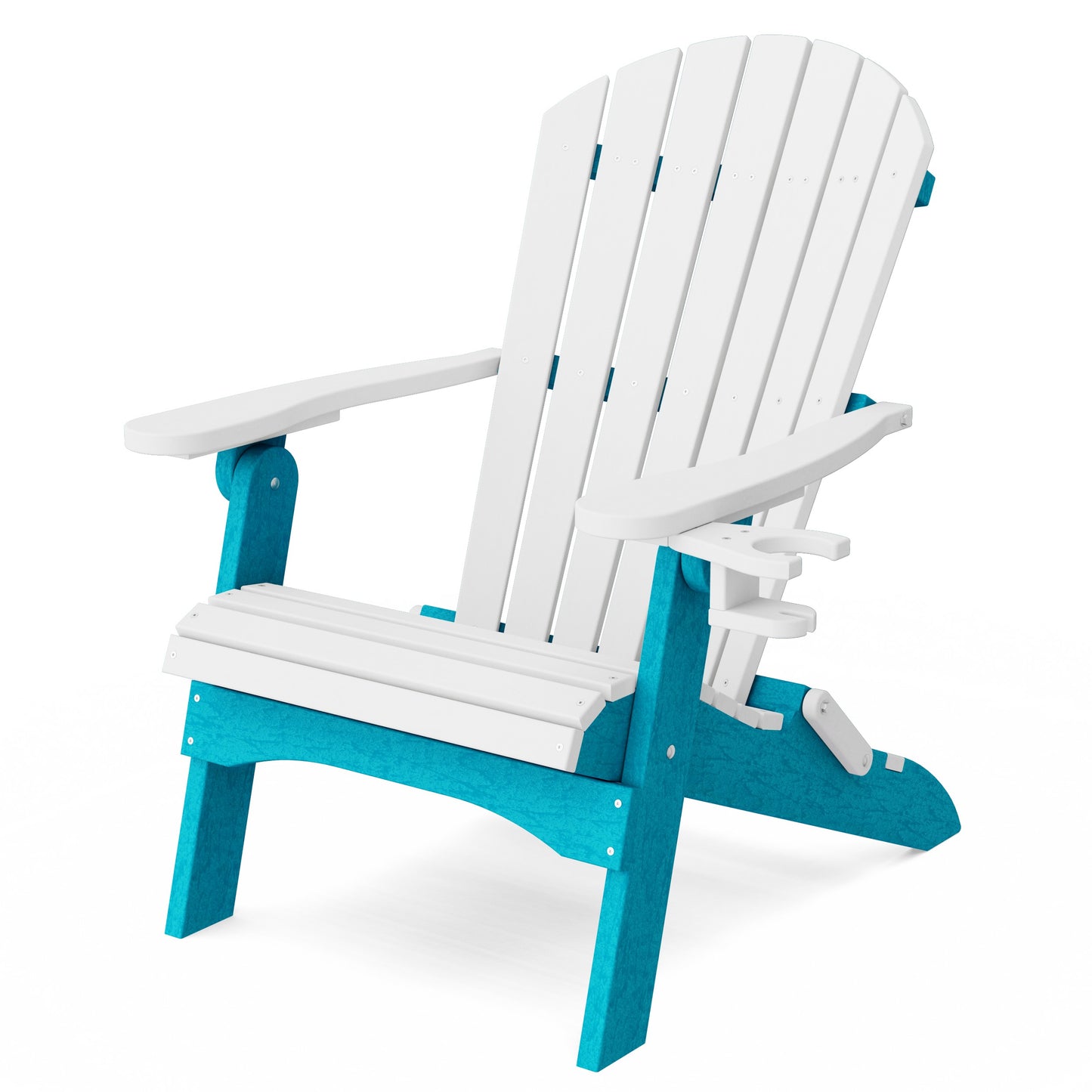 Heritage Folding Adirondack Chair with Cup Holder