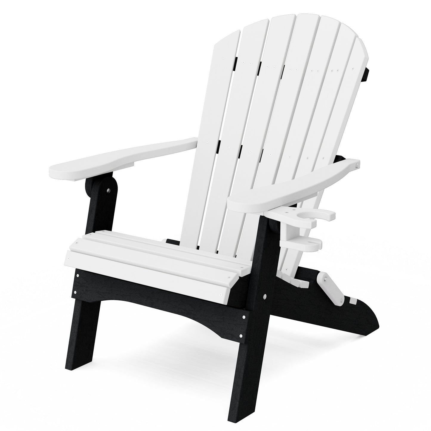 Heritage Folding Adirondack Chair with Cup Holder