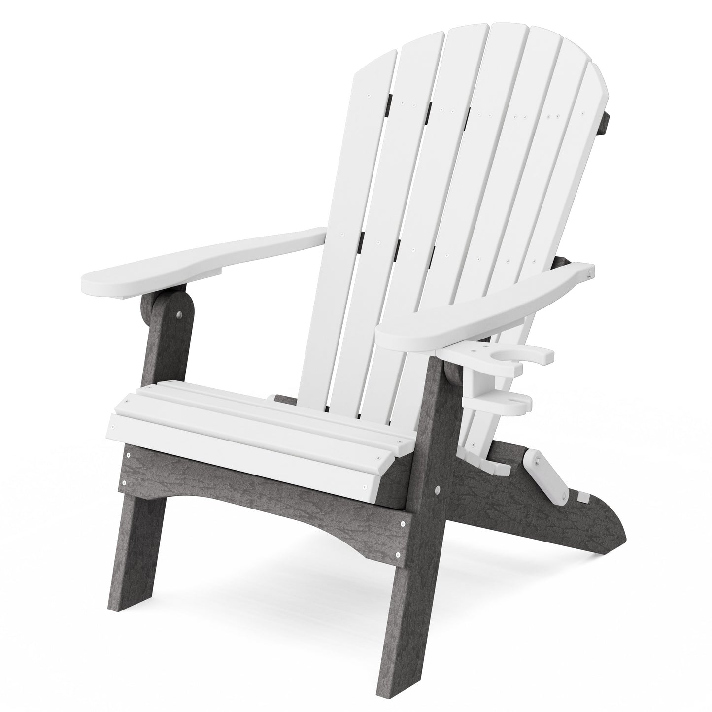 Heritage Folding Adirondack Chair with Cup Holder