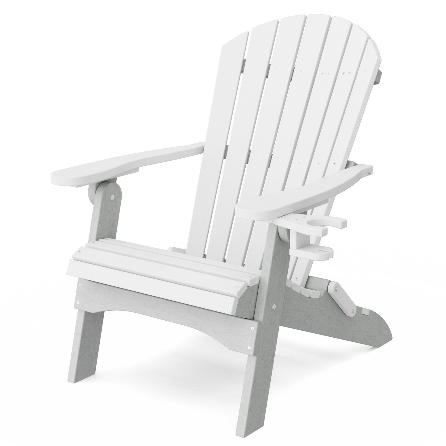 Heritage Folding Adirondack Chair with Cup Holder