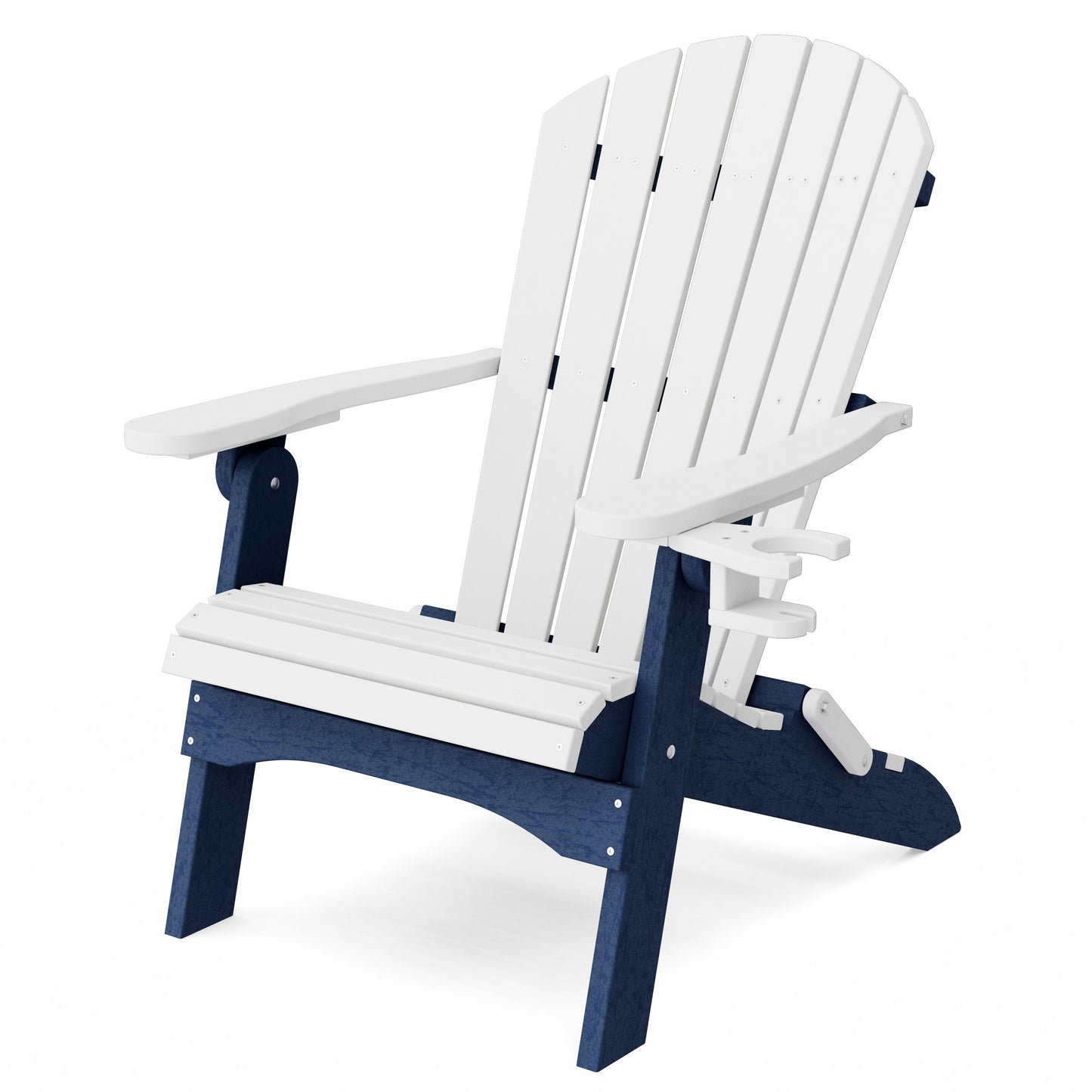 Heritage Folding Adirondack Chair with Cup Holder