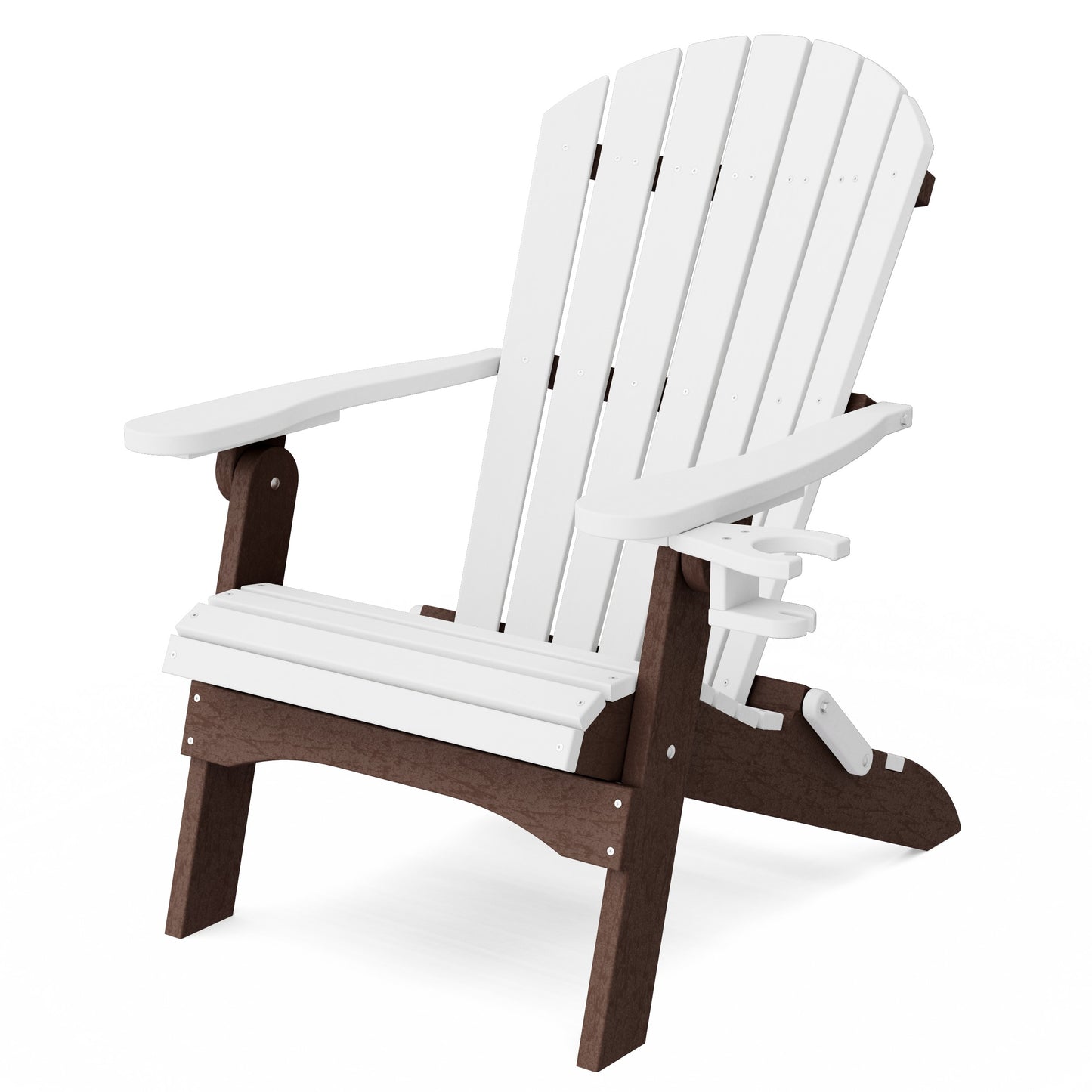 Heritage Folding Adirondack Chair with Cup Holder
