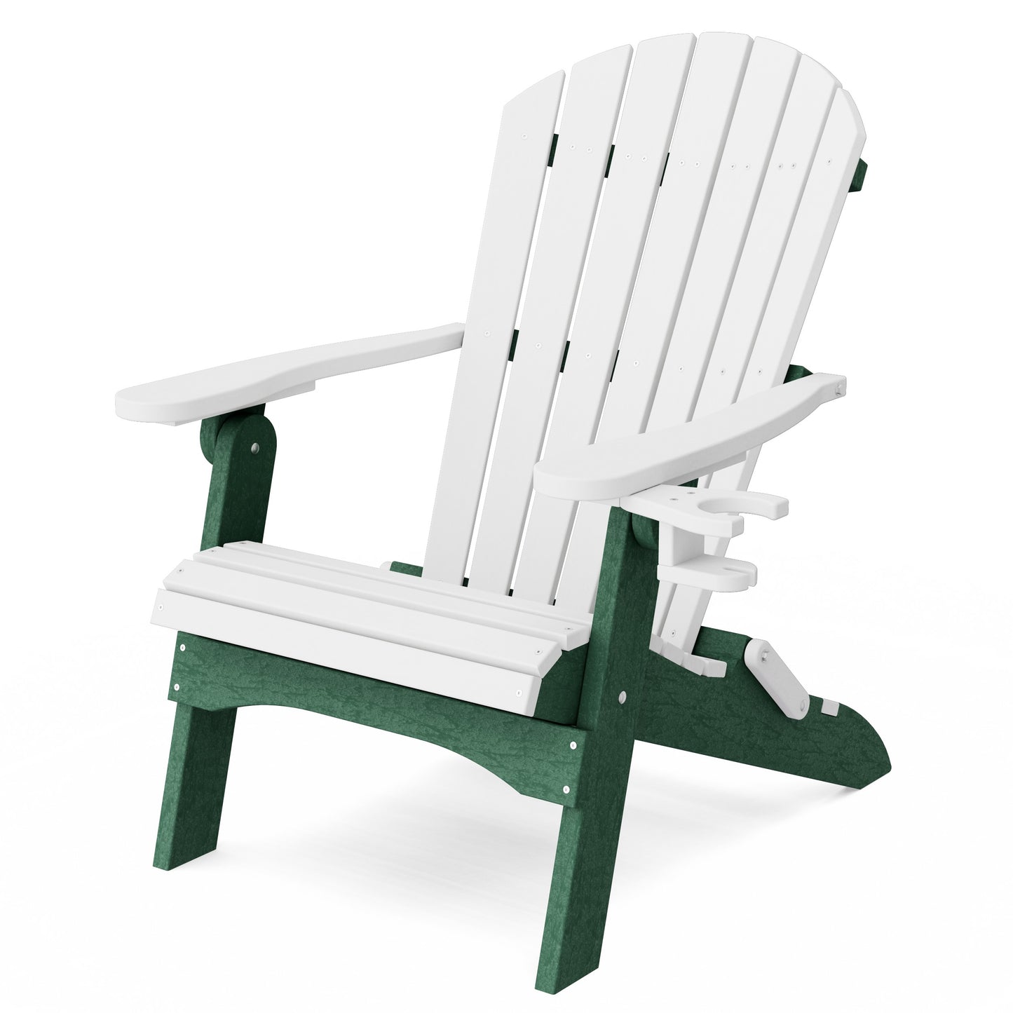 Heritage Folding Adirondack Chair with Cup Holder