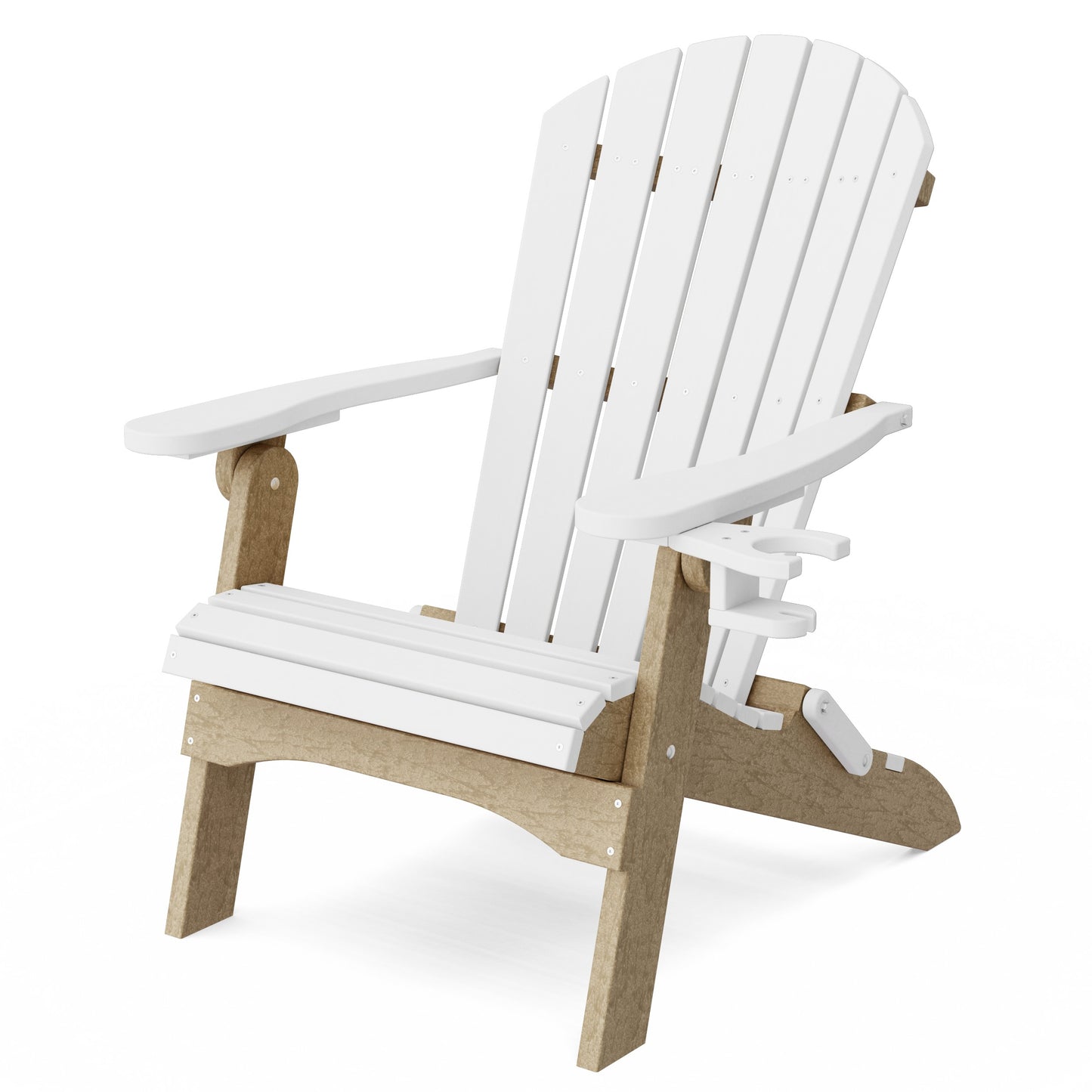 Heritage Folding Adirondack Chair with Cup Holder
