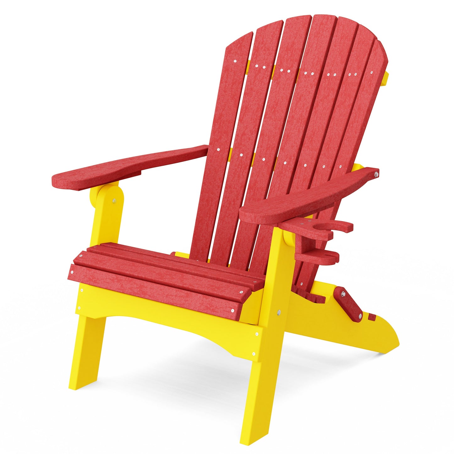 Heritage Folding Adirondack Chair with Cup Holder