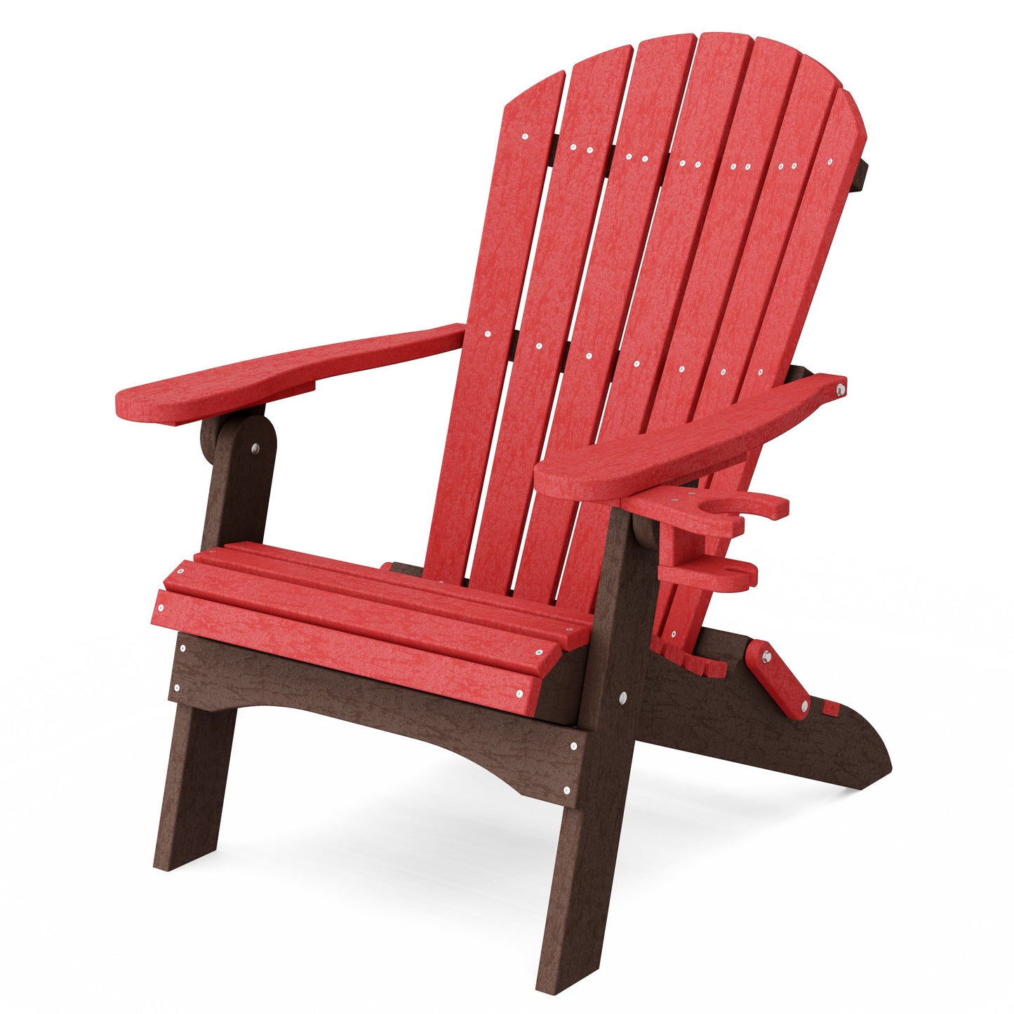 Heritage Folding Adirondack Chair with Cup Holder