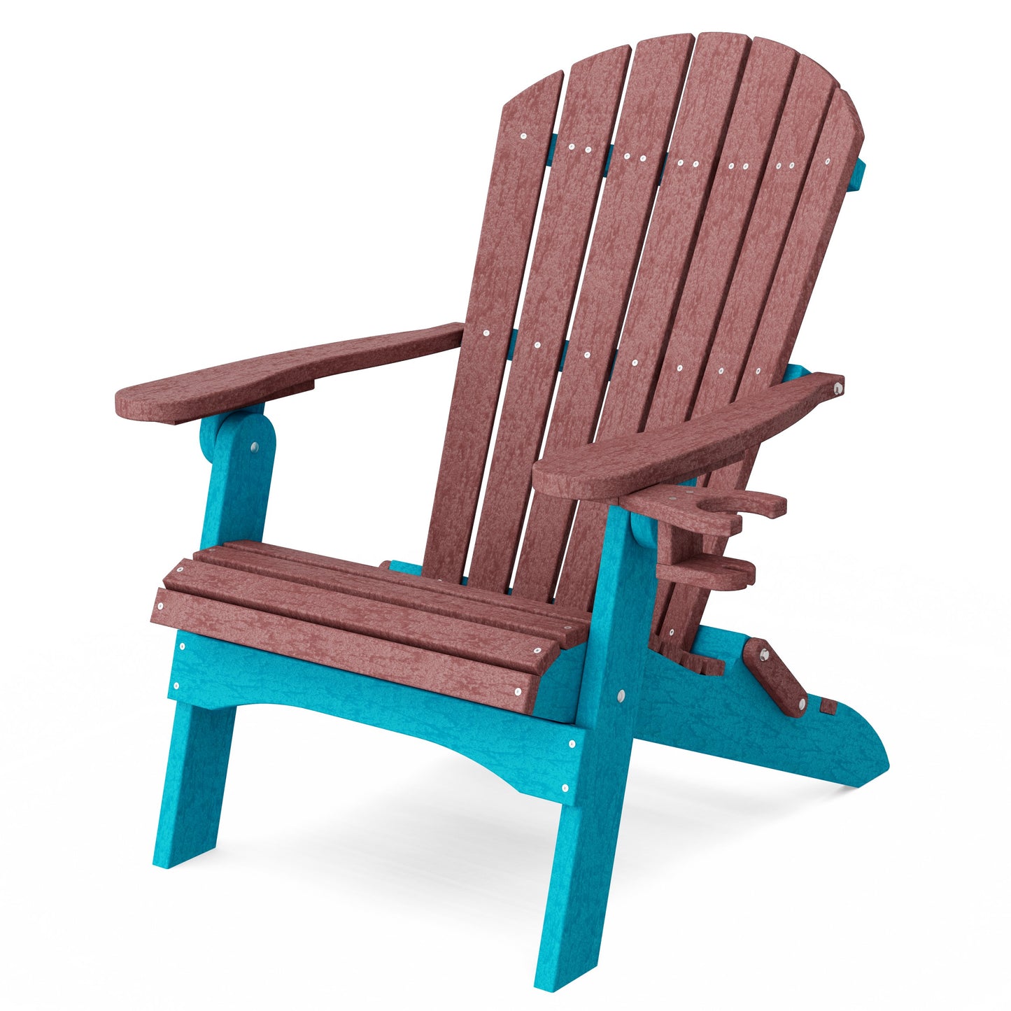 Heritage Folding Adirondack Chair with Cup Holder