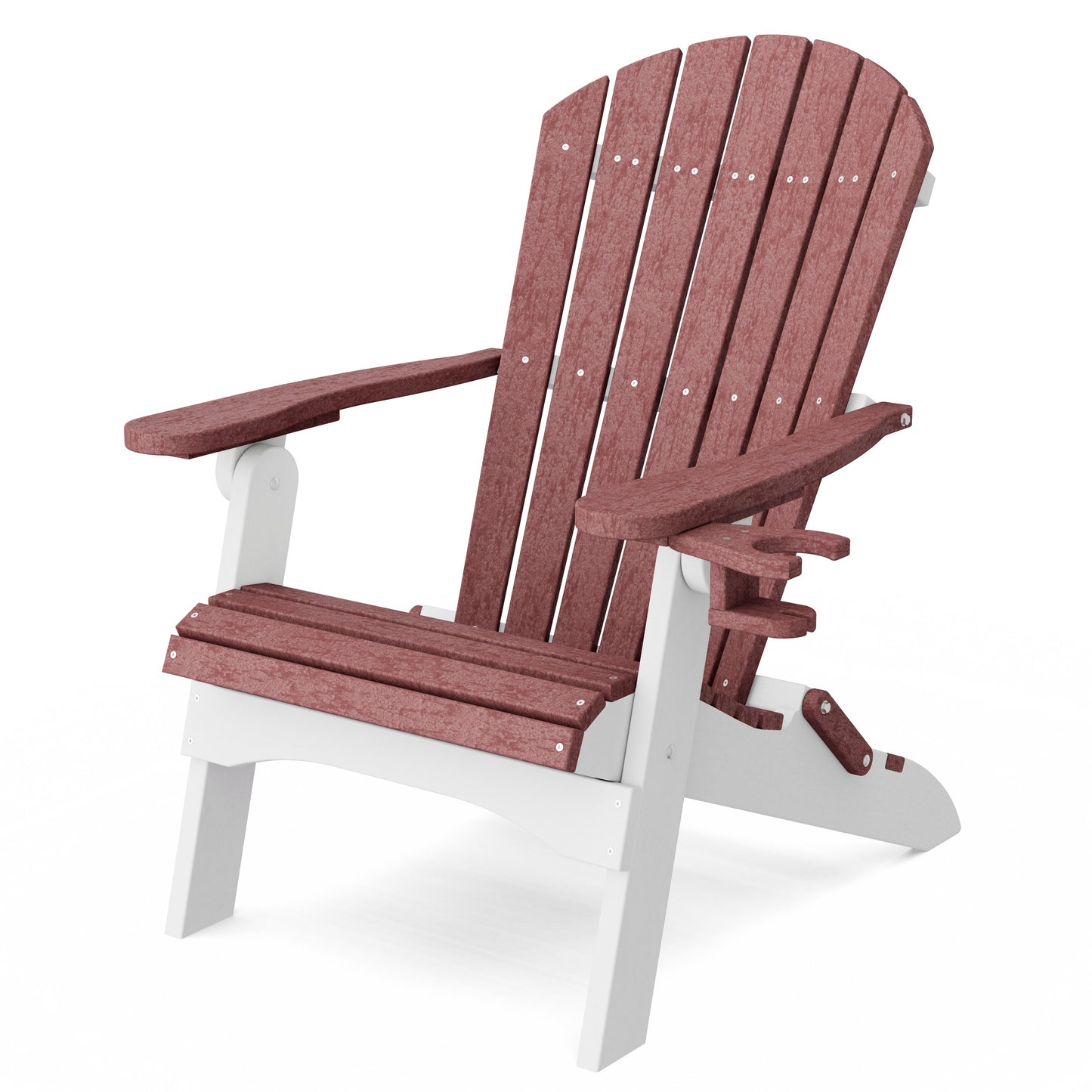 Heritage Folding Adirondack Chair with Cup Holder