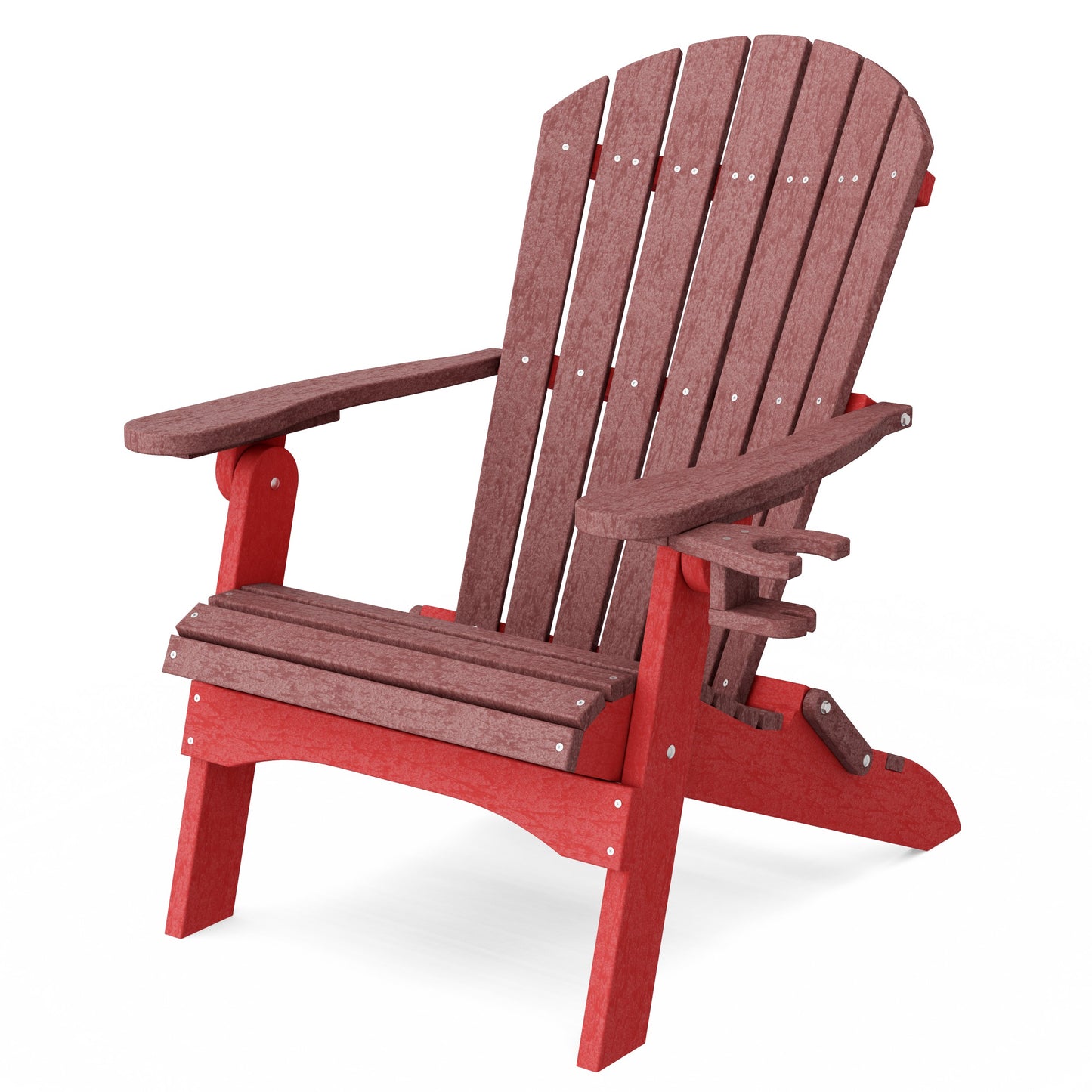 Heritage Folding Adirondack Chair with Cup Holder