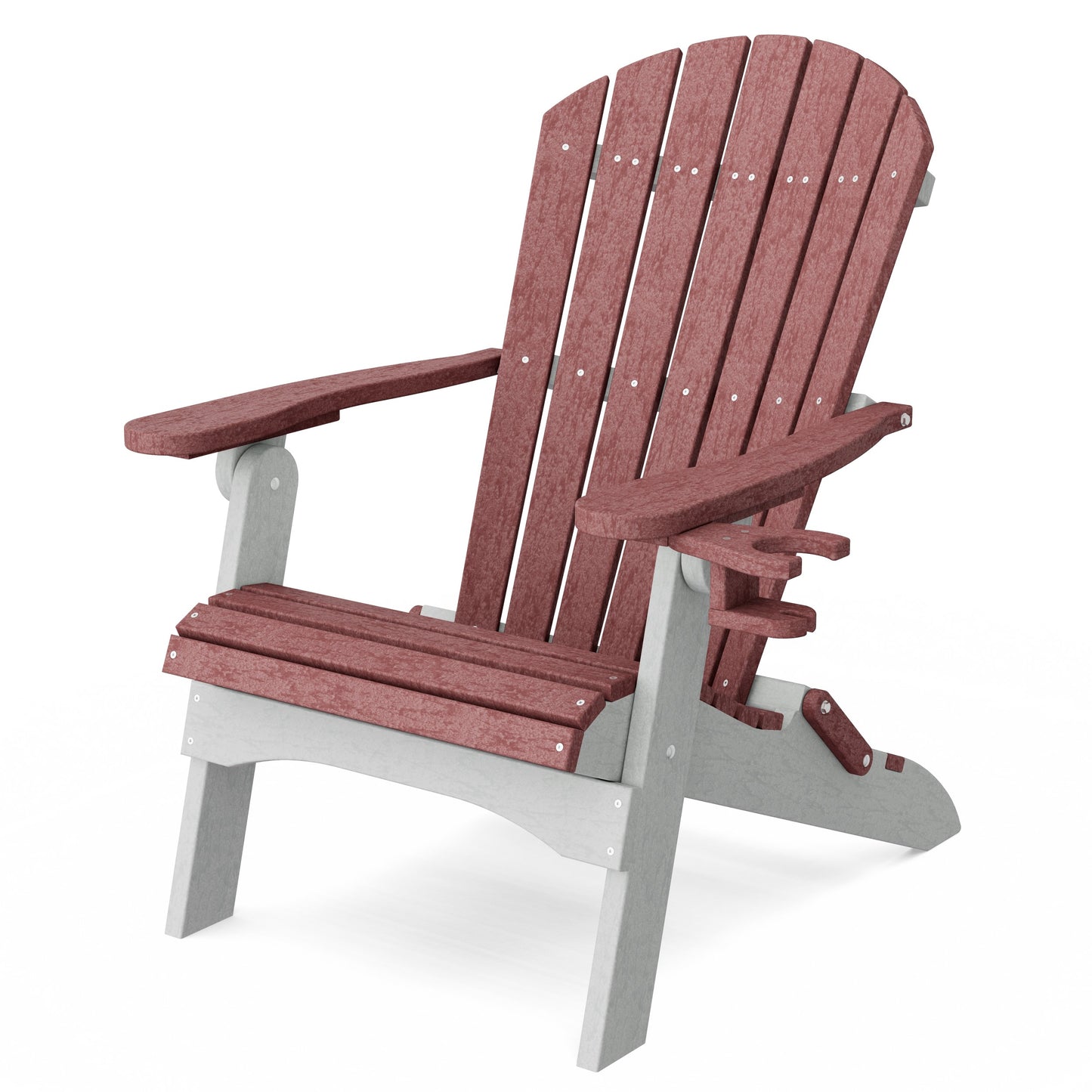 Heritage Folding Adirondack Chair with Cup Holder