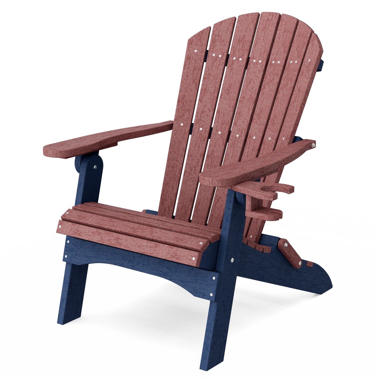 Heritage Folding Adirondack Chair with Cup Holder