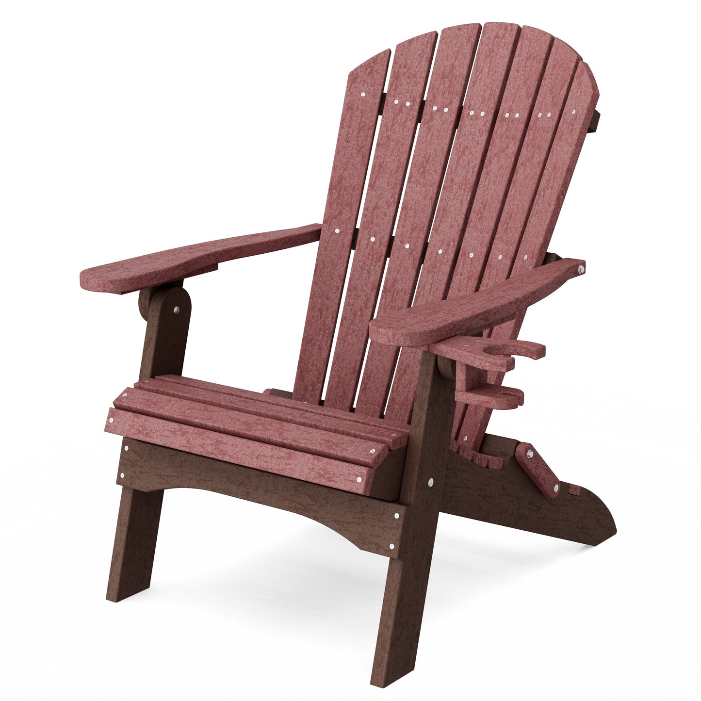 Heritage Folding Adirondack Chair with Cup Holder
