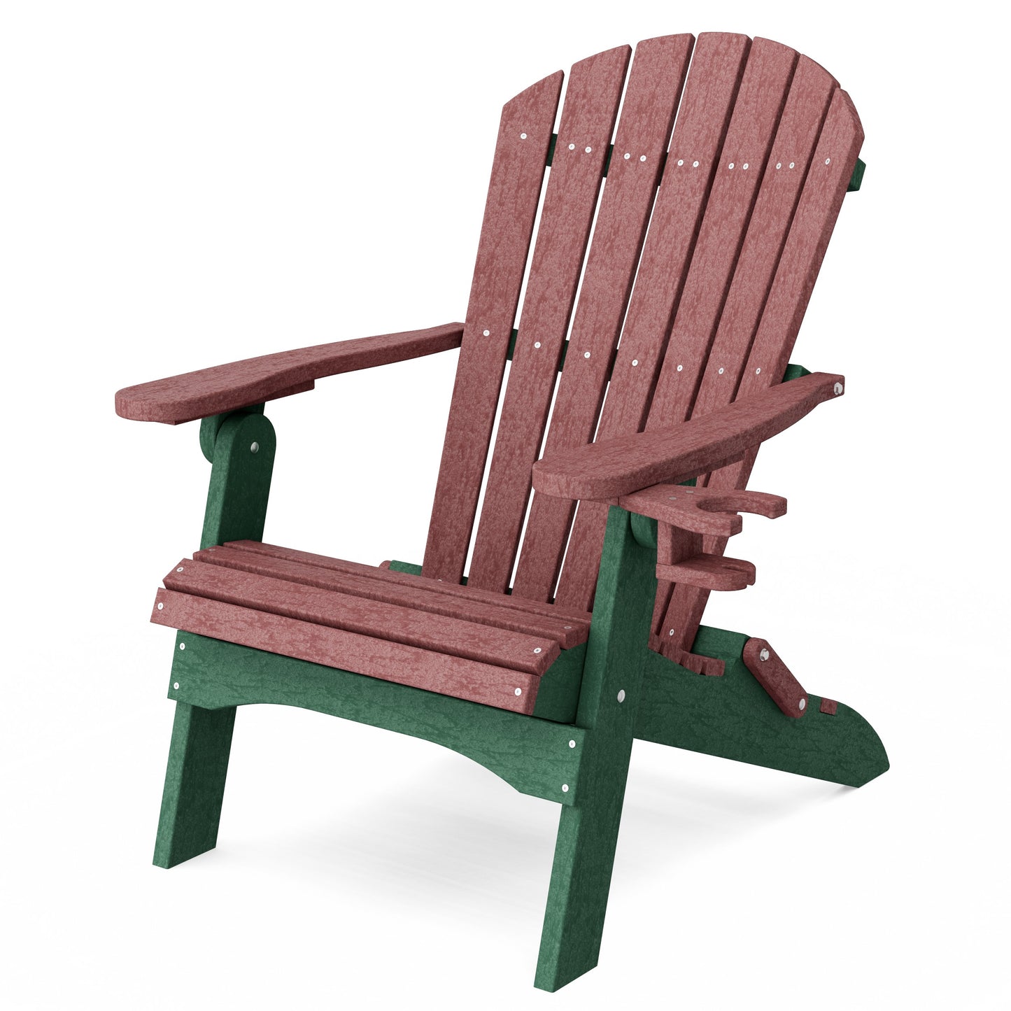 Heritage Folding Adirondack Chair with Cup Holder