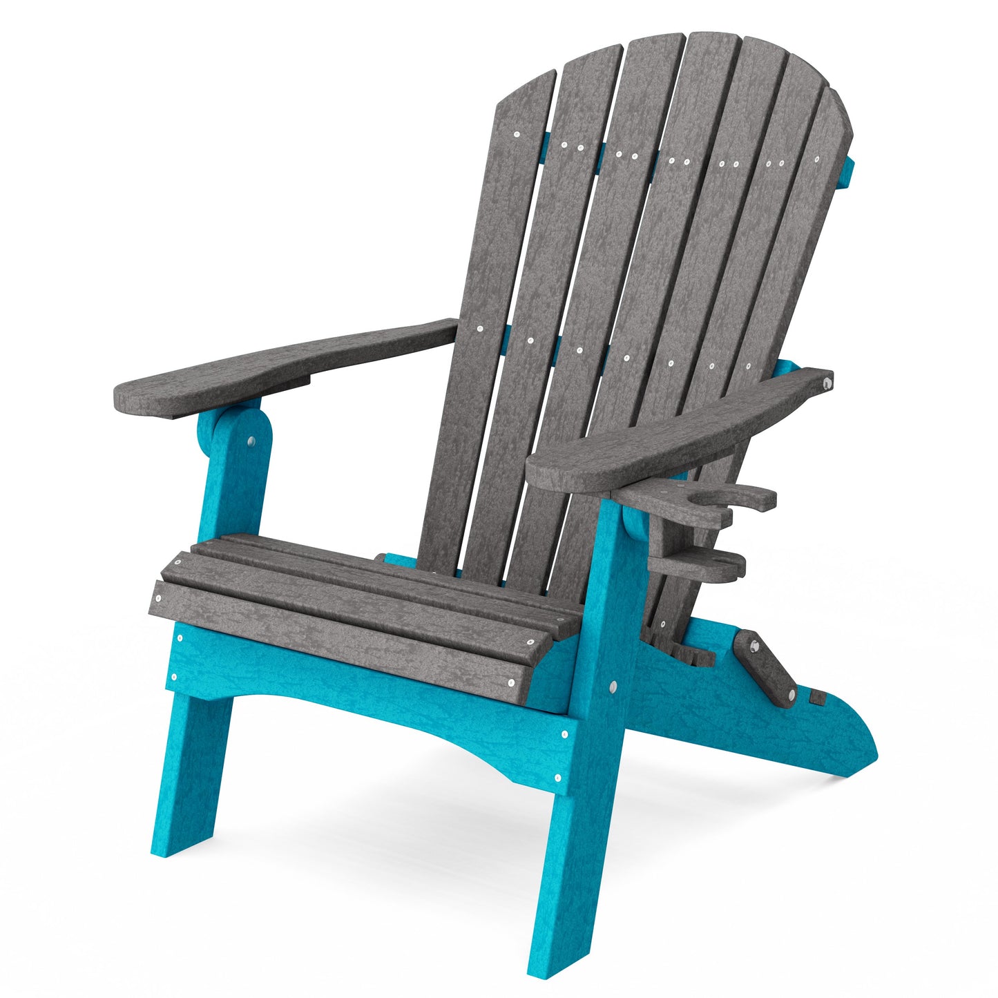 Heritage Folding Adirondack Chair with Cup Holder