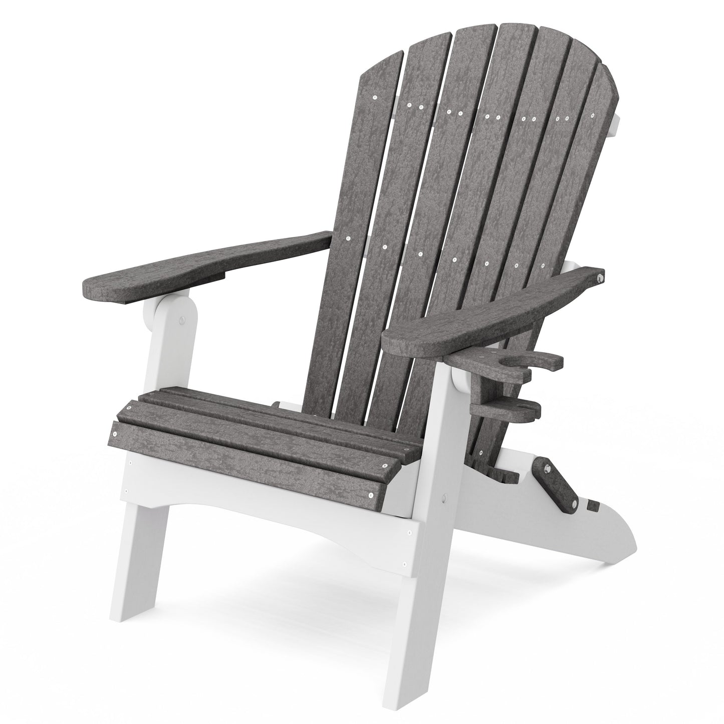 Heritage Folding Adirondack Chair with Cup Holder