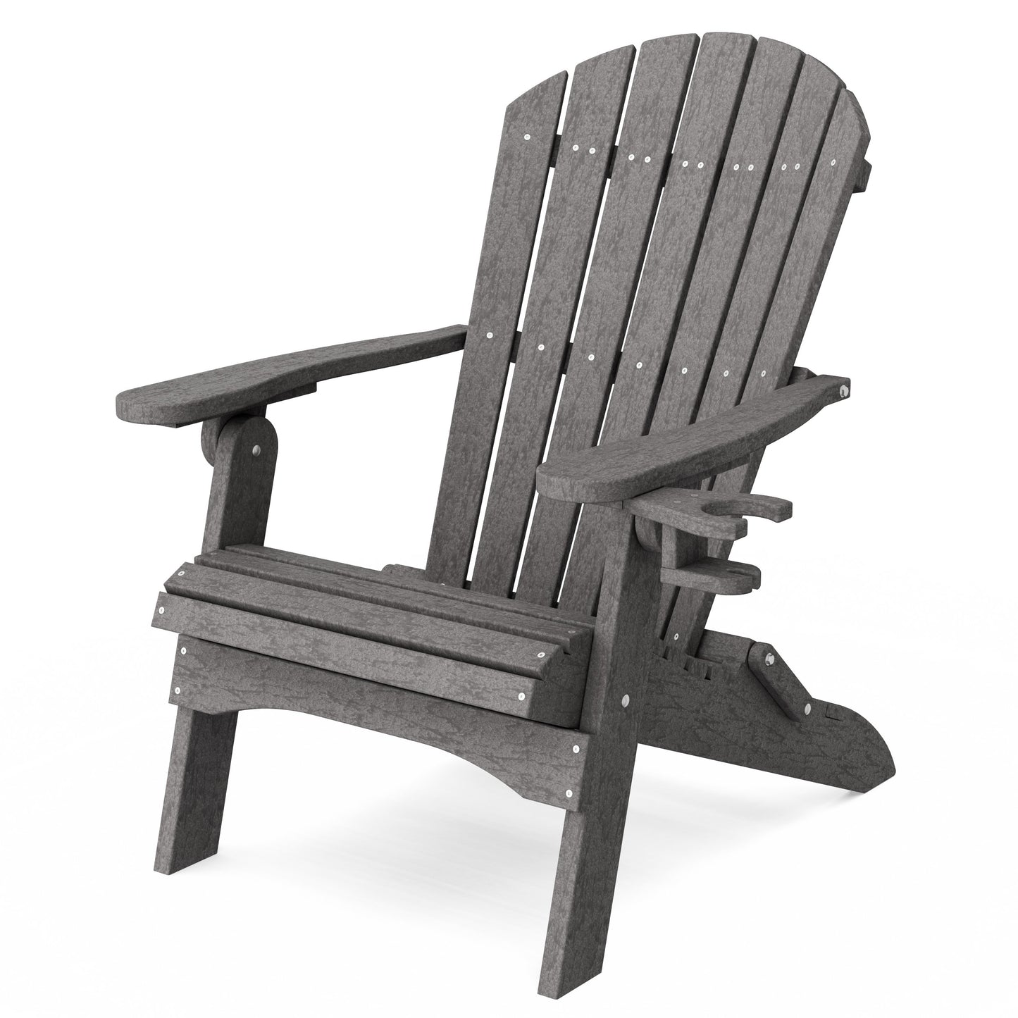 Heritage Folding Adirondack Chair with Cup Holder