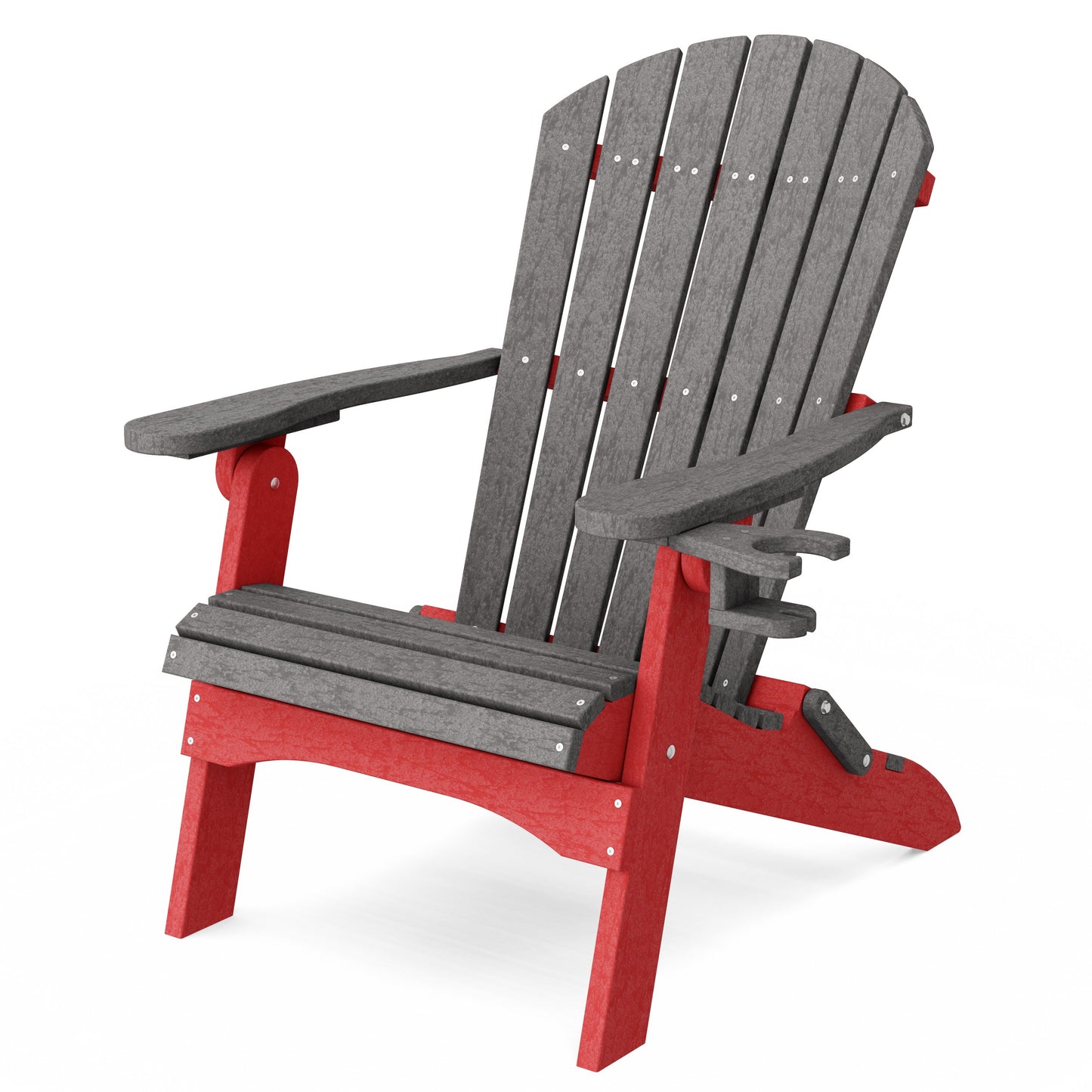 Heritage Folding Adirondack Chair with Cup Holder