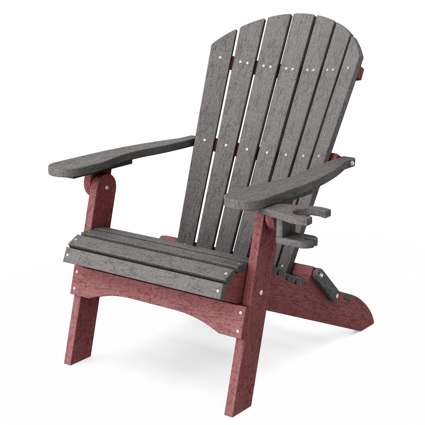 Heritage Folding Adirondack Chair with Cup Holder