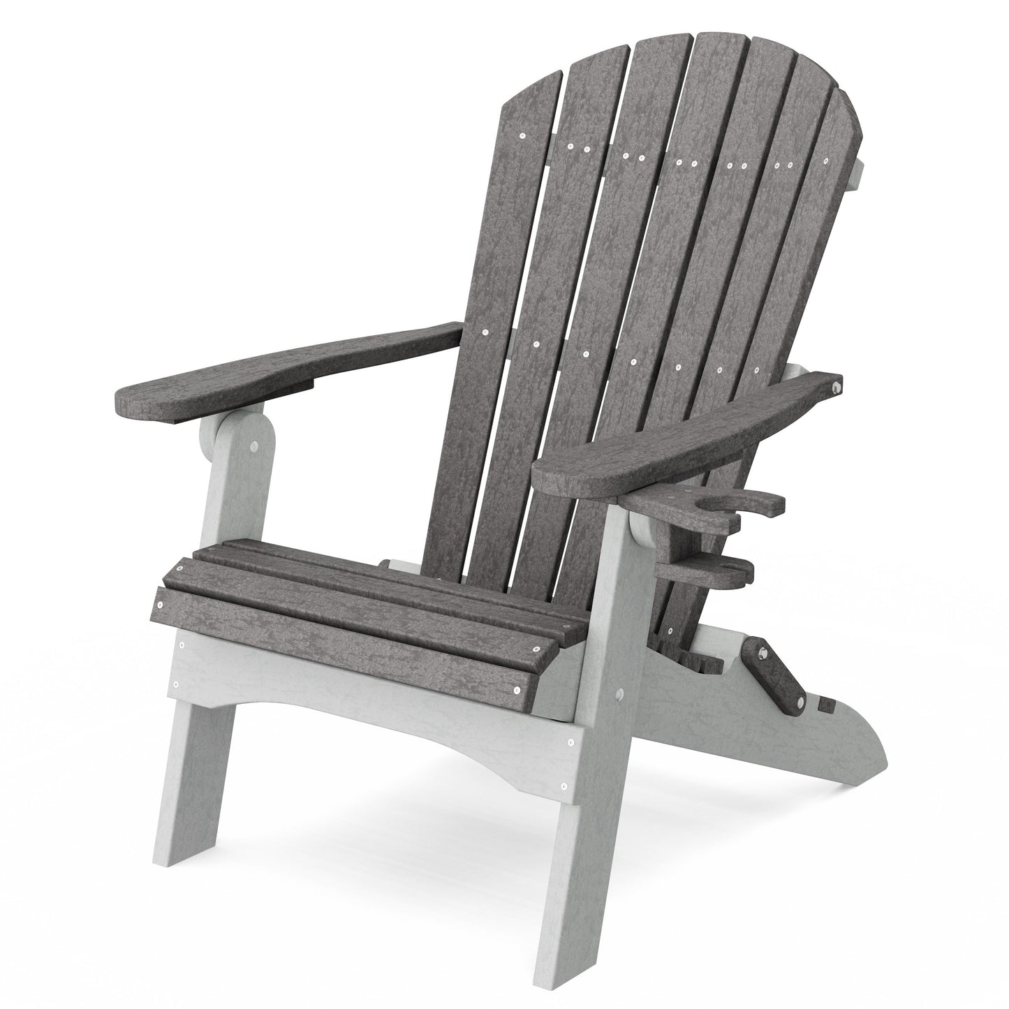 Heritage Folding Adirondack Chair with Cup Holder