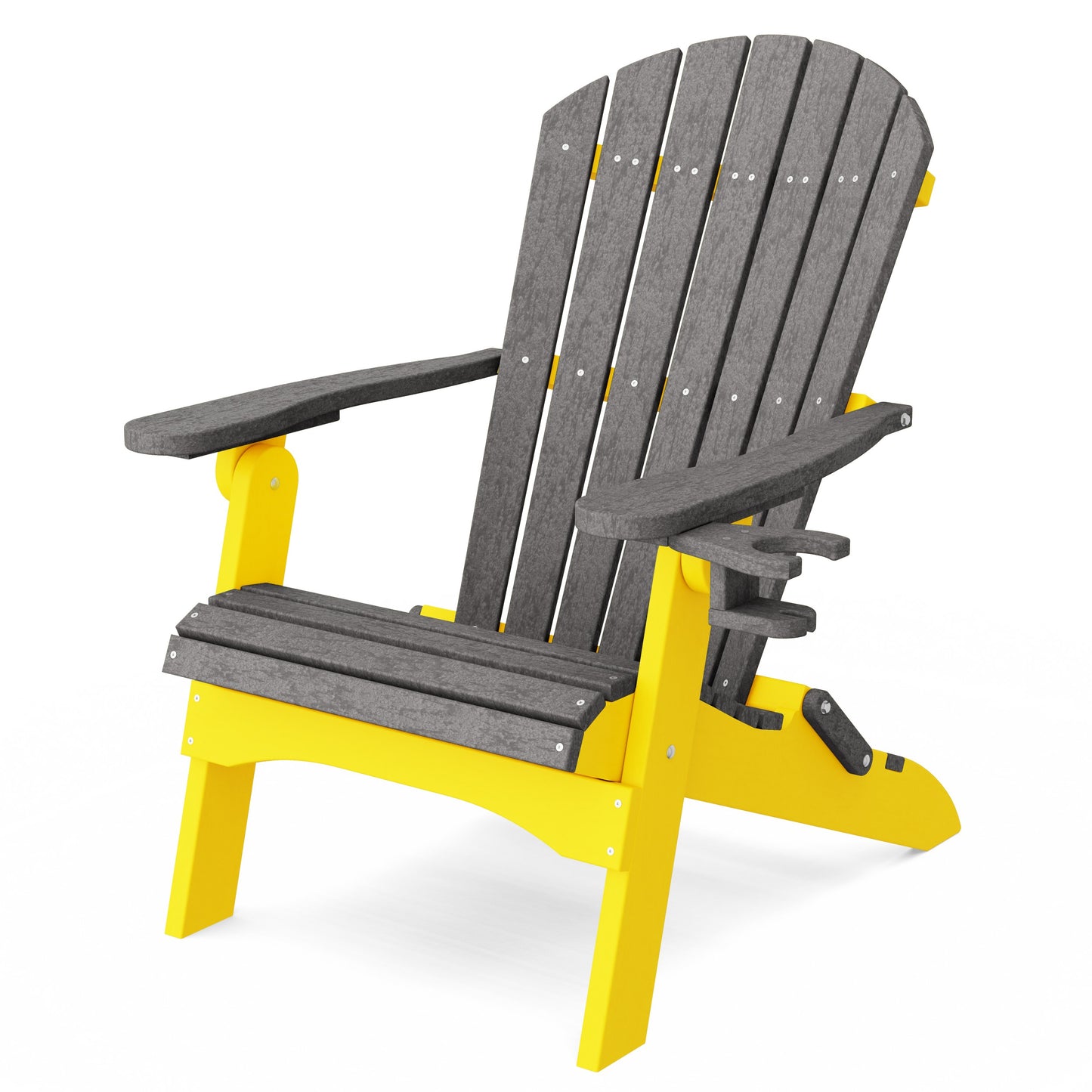 Heritage Folding Adirondack Chair with Cup Holder