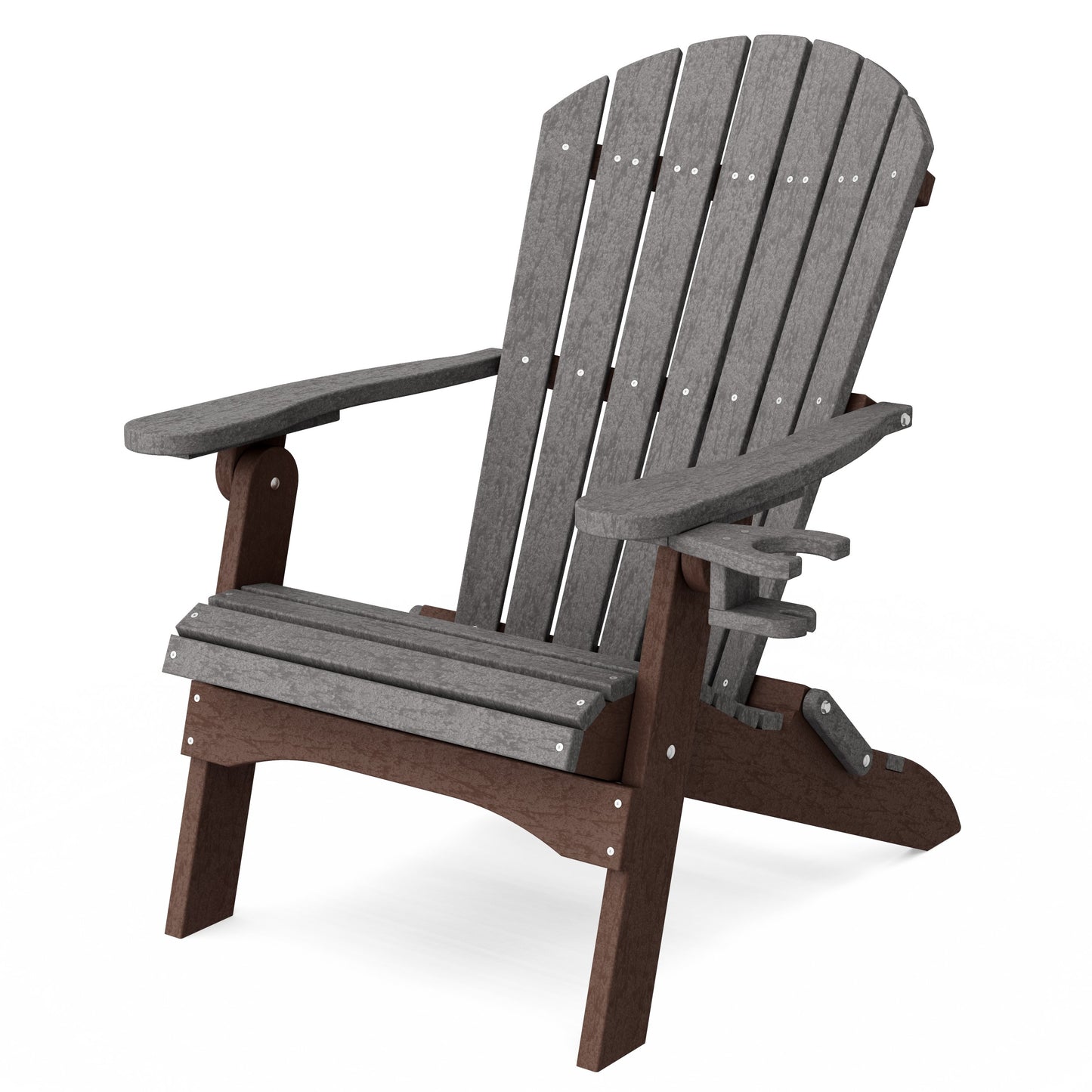 Heritage Folding Adirondack Chair with Cup Holder