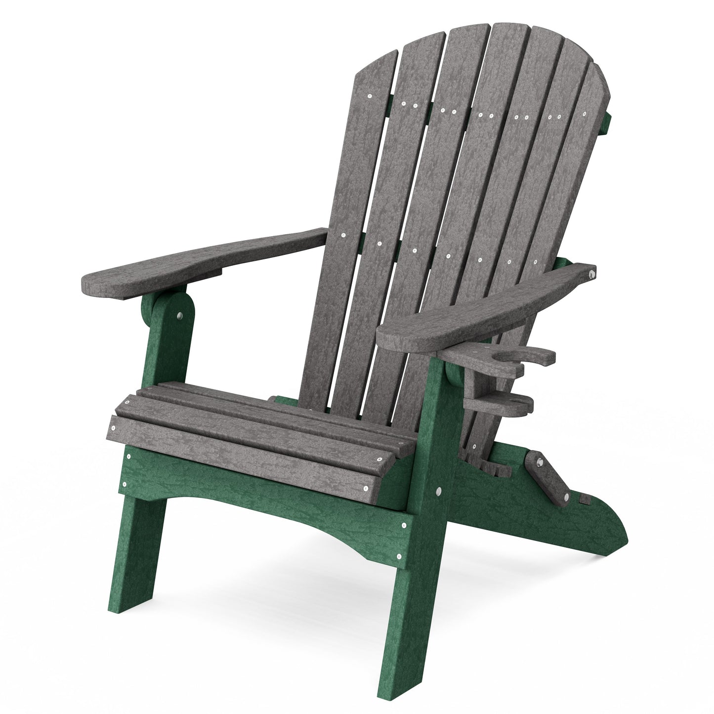 Heritage Folding Adirondack Chair with Cup Holder