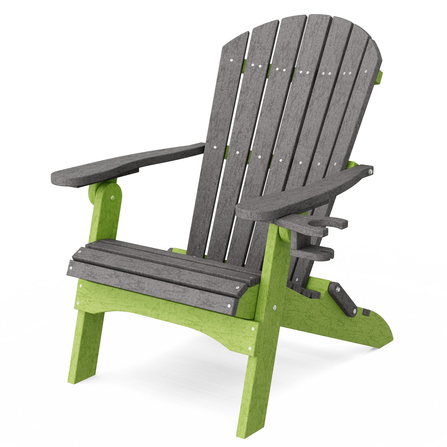 Heritage Folding Adirondack Chair with Cup Holder