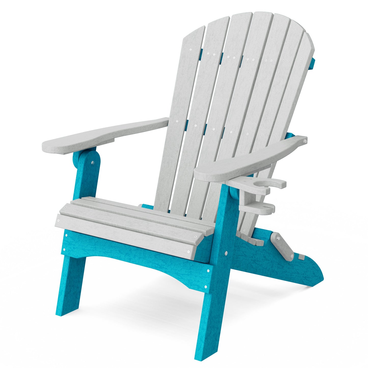 Heritage Folding Adirondack Chair with Cup Holder