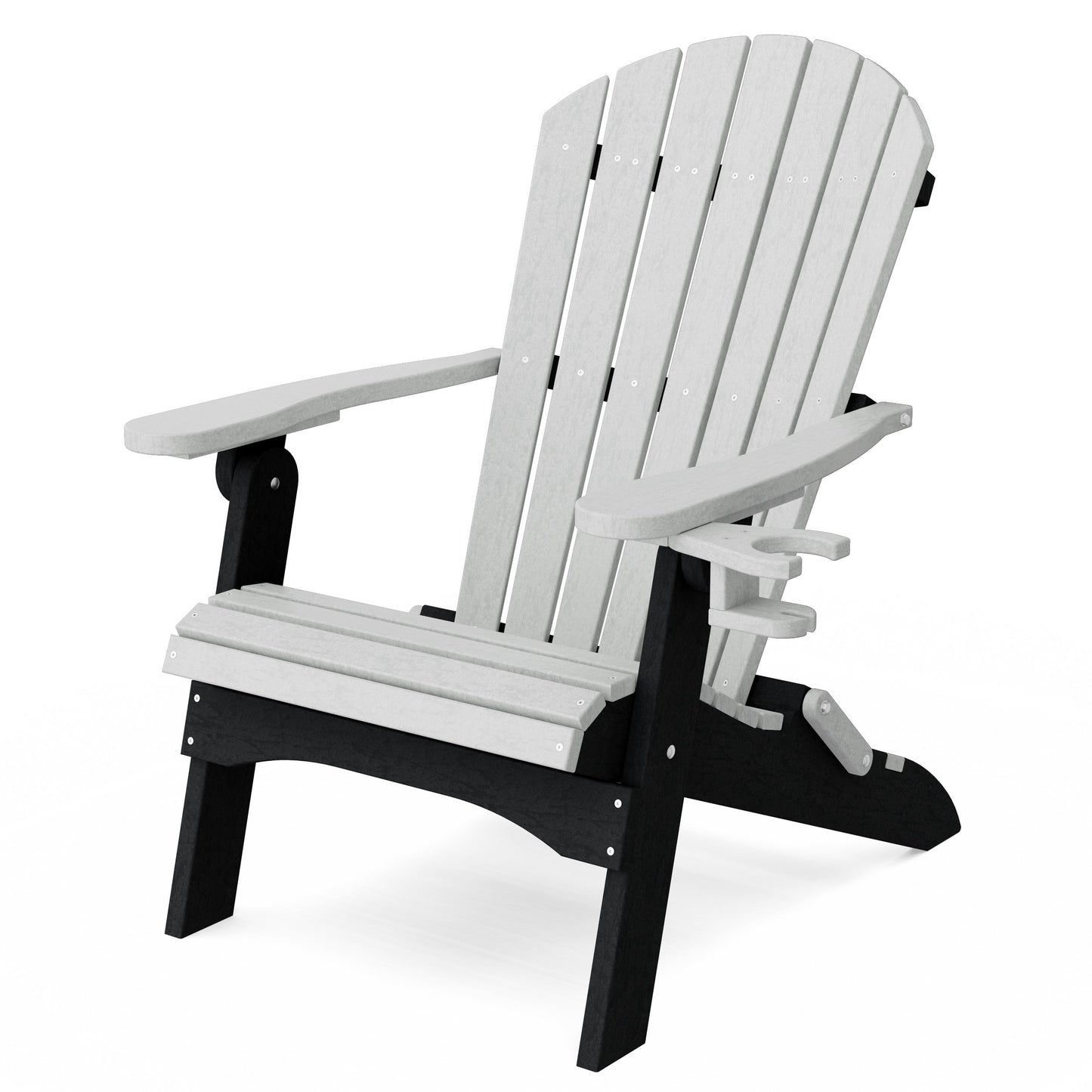 Heritage Folding Adirondack Chair with Cup Holder